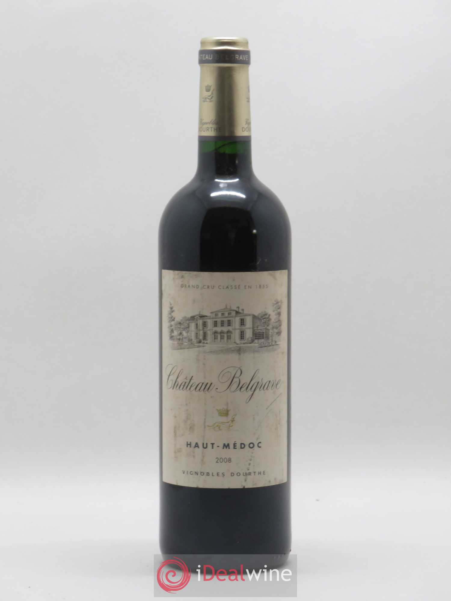Château Belgrave 5ème Grand Cru Classé 2008 - Lot de 1 bouteille - 0