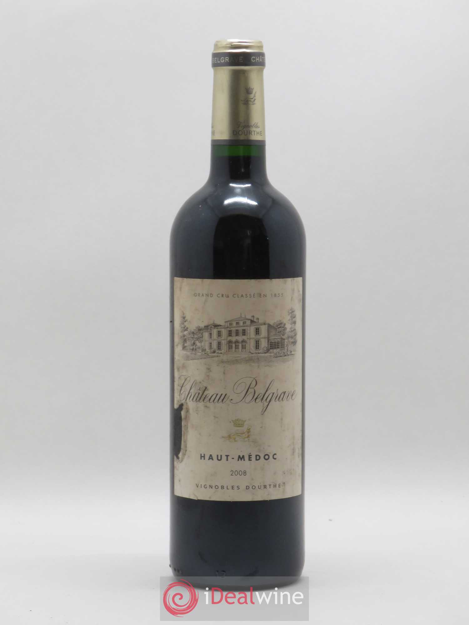 Château Belgrave 5ème Grand Cru Classé 2008 - Lot de 1 bouteille - 0