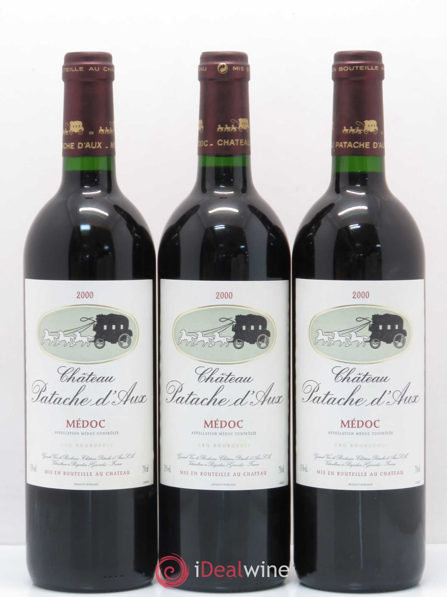 Château Patache d'Aux Cru Bourgeois 2000 - Lot de 12 bouteilles - 4