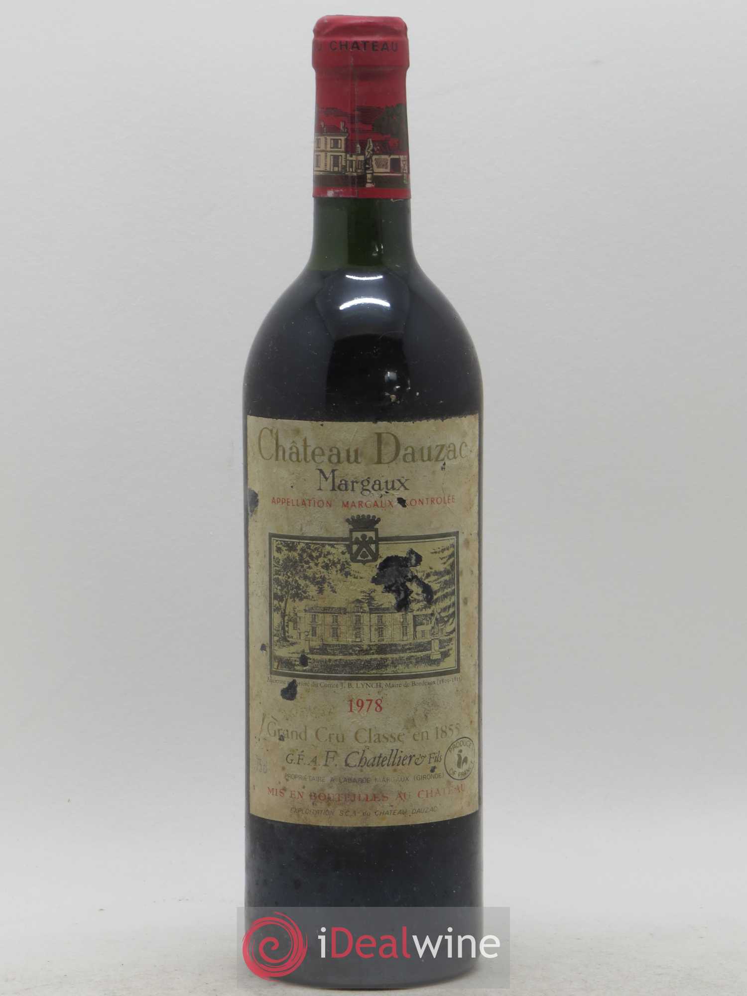 Château Dauzac 5ème Grand Cru Classé 1978 - Lot de 1 bouteille - 0