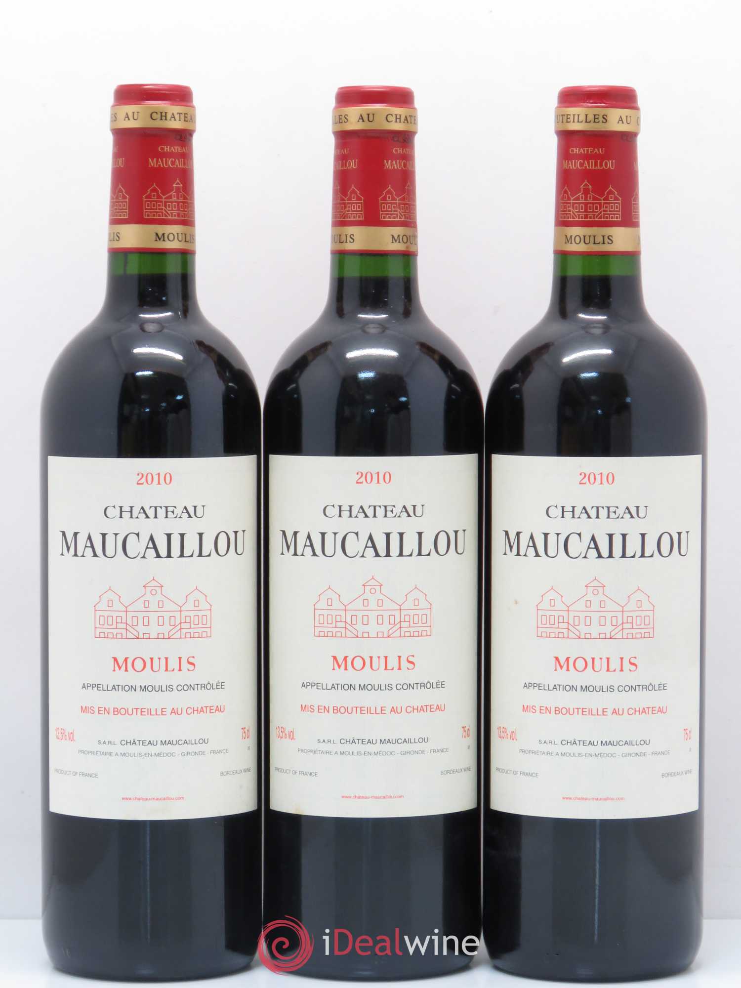 Château Maucaillou 2010 - Lot de 12 bouteilles - 1