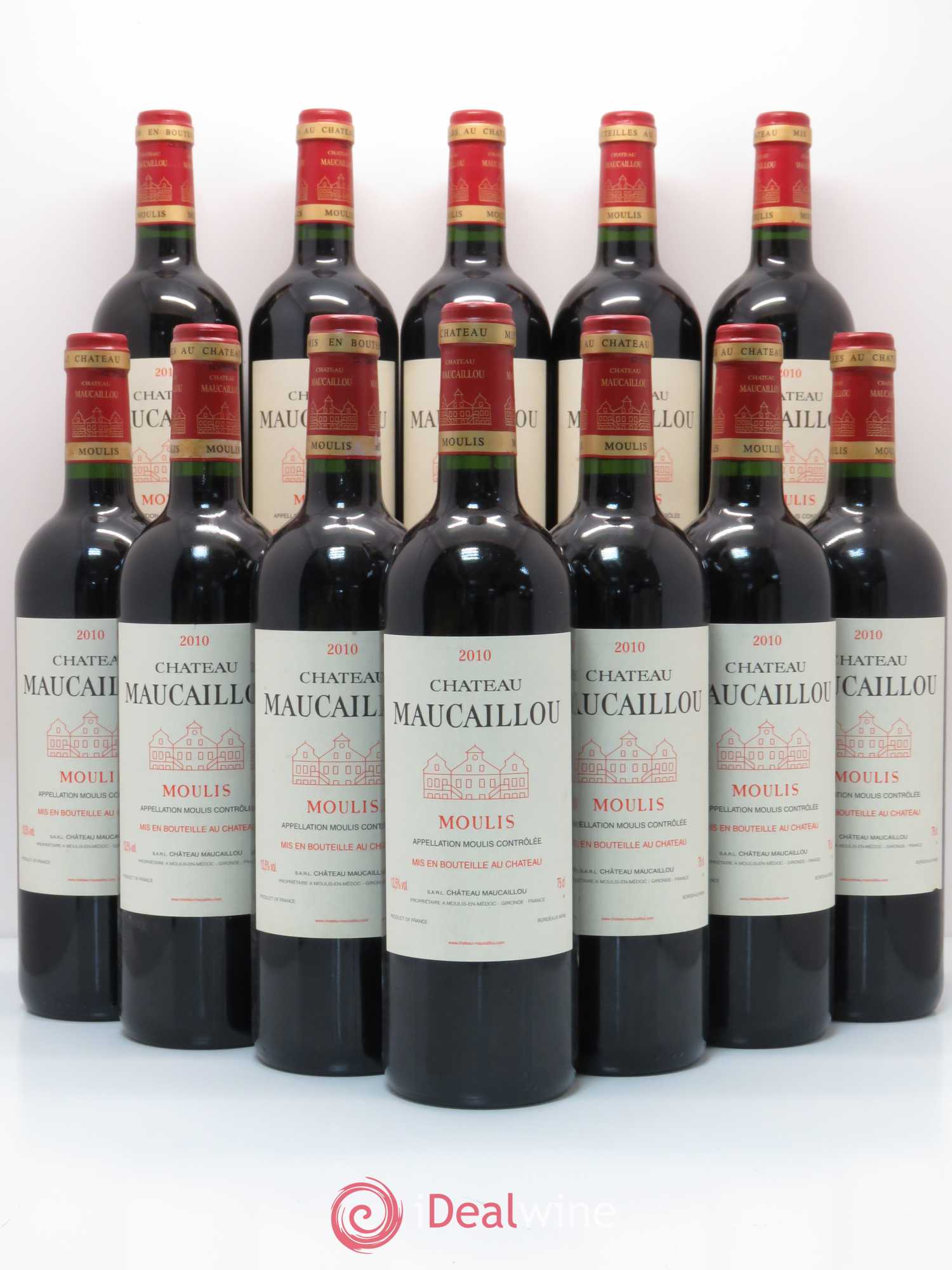 Château Maucaillou 2010 - Lot de 12 bouteilles - 0