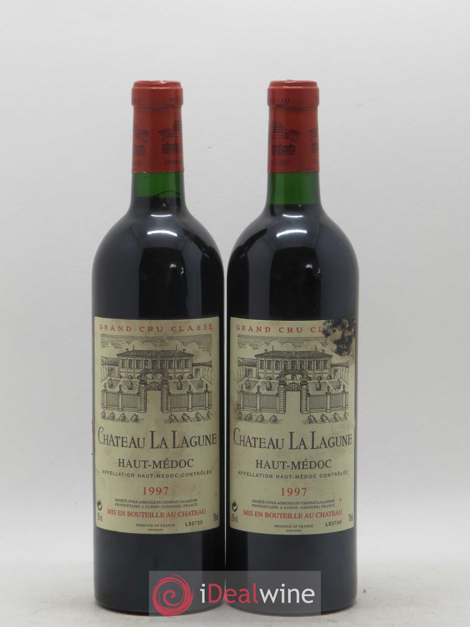 Château la Lagune 3ème Grand Cru Classé 1997 - Lot de 2 bouteilles - 0