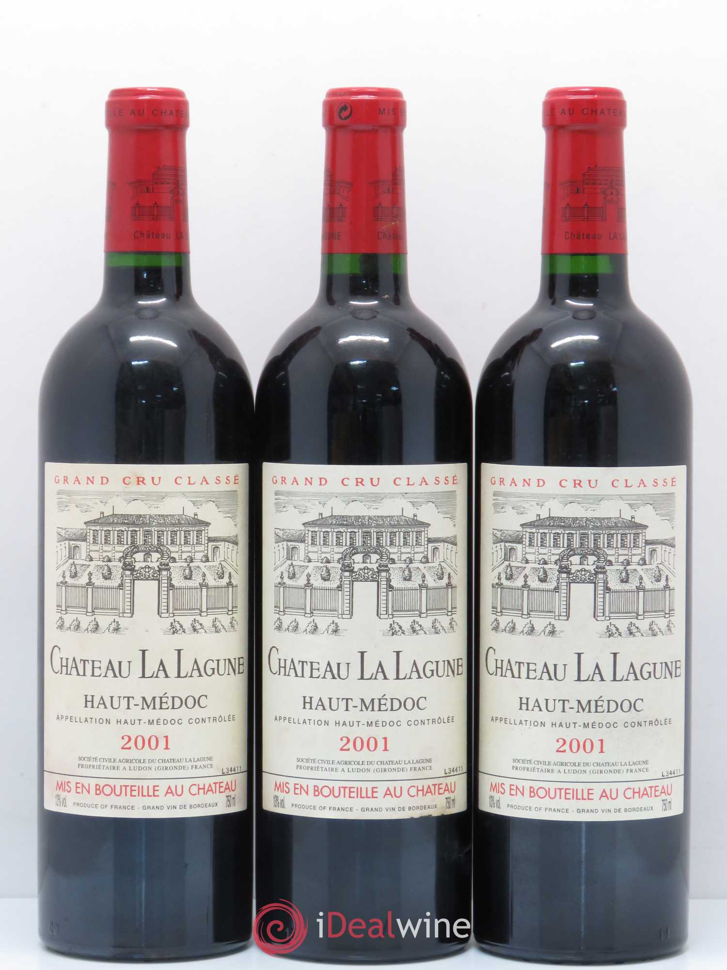 Château la Lagune 3ème Grand Cru Classé 2001 - Lot de 6 bouteilles - 1