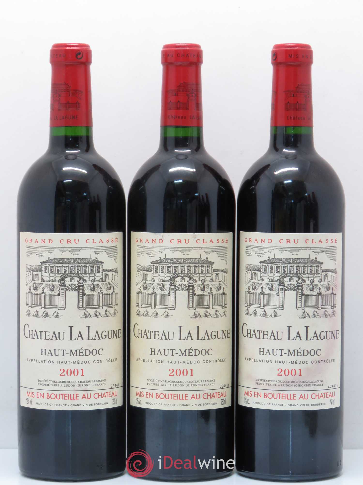 Château la Lagune 3ème Grand Cru Classé 2001 - Lot de 6 bouteilles - 2