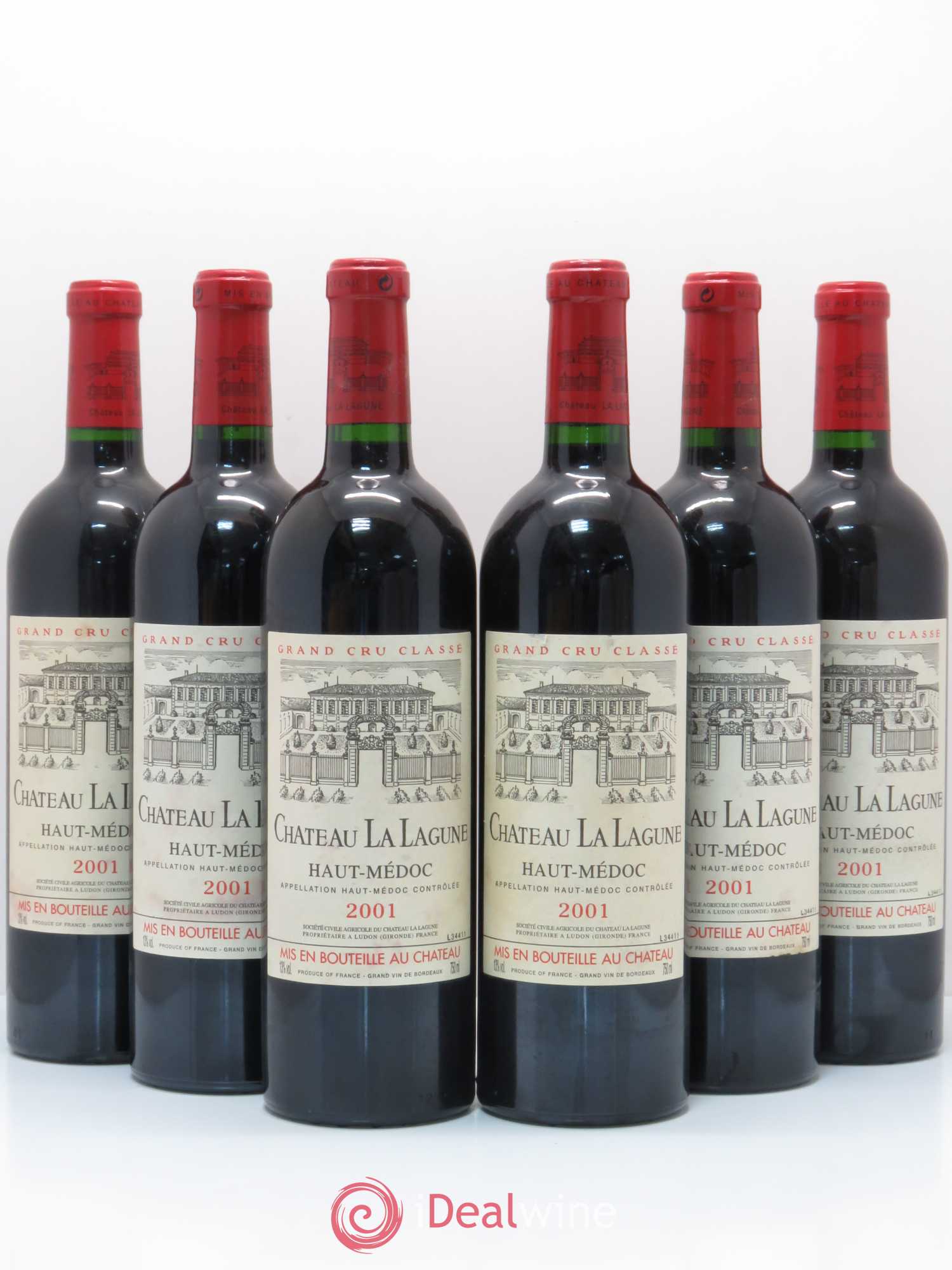 Château la Lagune 3ème Grand Cru Classé 2001 - Lot de 6 bouteilles - 0