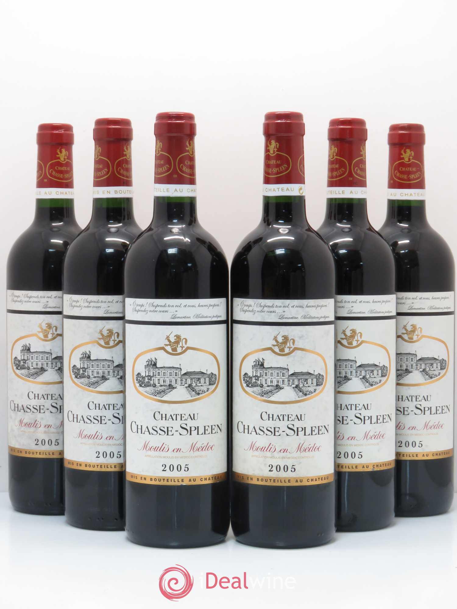 Château Chasse Spleen 2005 - Lot de 6 bouteilles - 0
