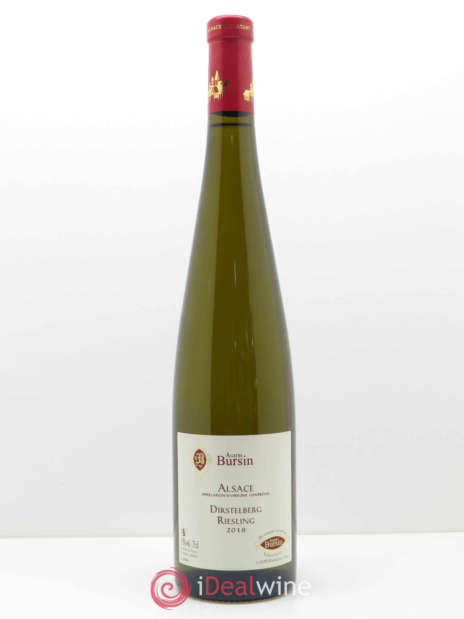 Alsace Riesling Dirstelberg Agathe Bursin 2018 - Lot de 1 bouteille - 0