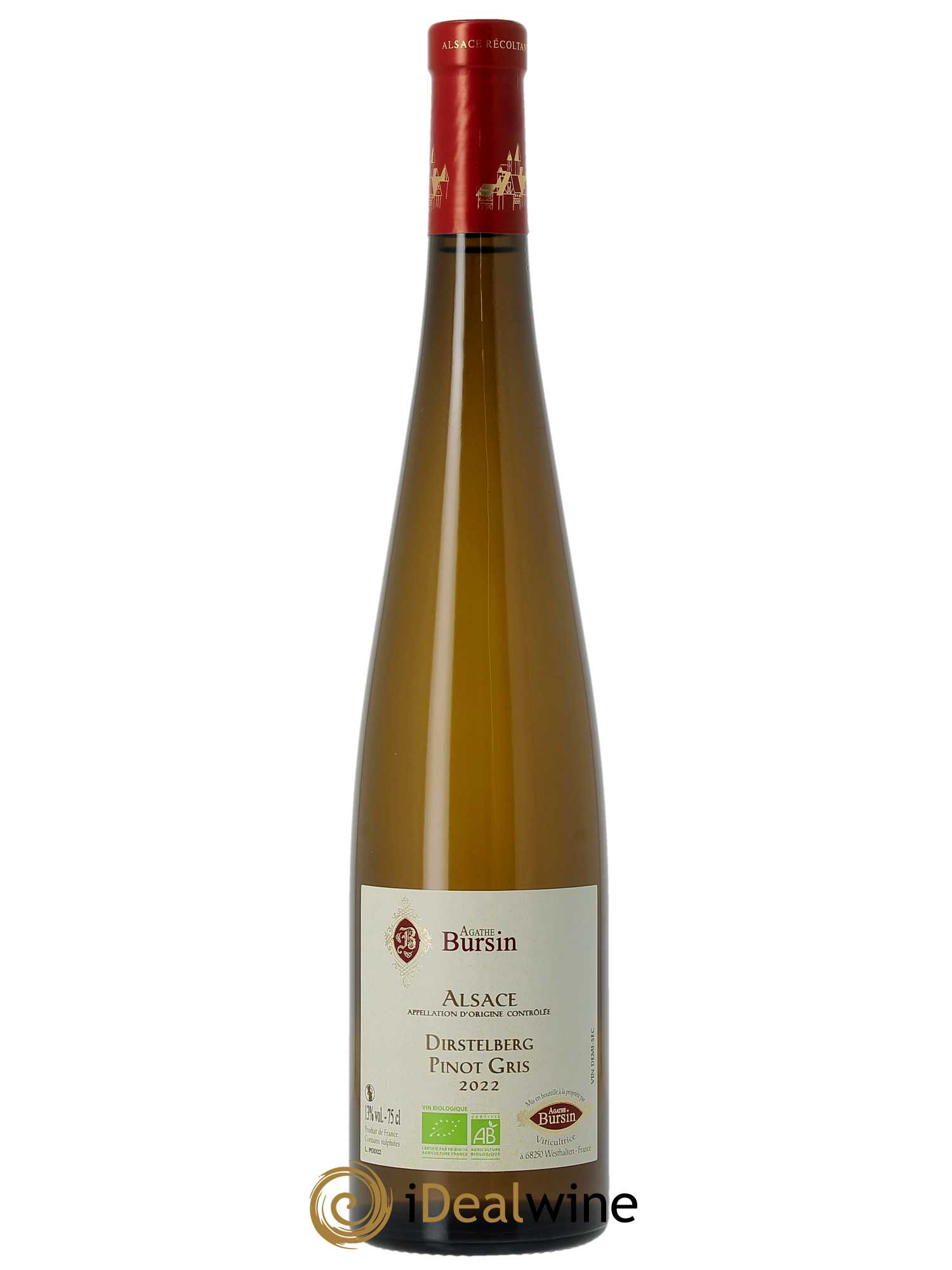Alsace Pinot Gris Dirstelberg Agathe Bursin 2022 - Lot of 1 bottle - 0