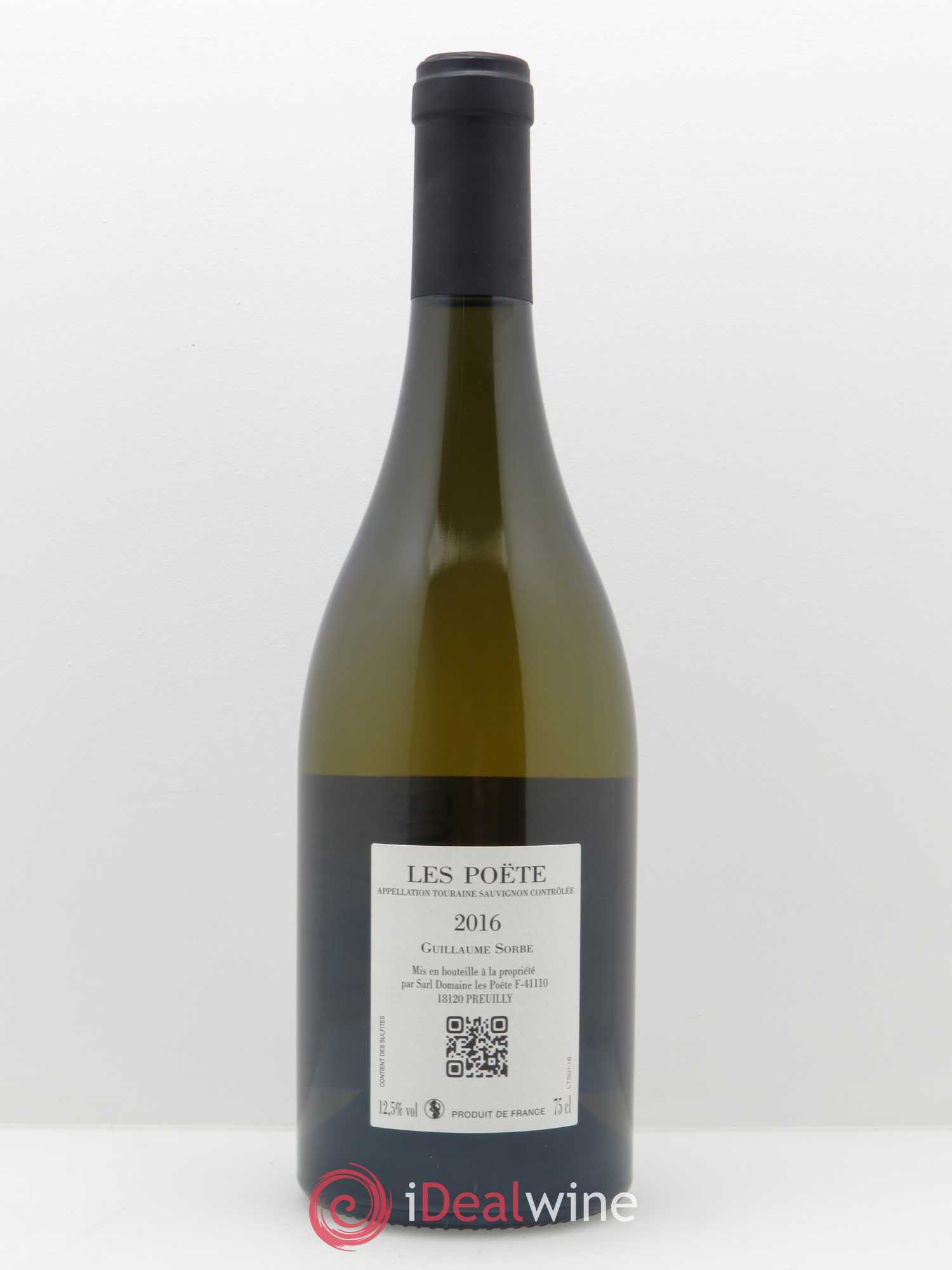 Touraine Le S des Poëte Les Poëte 2016 - Lot de 1 bouteille - 1
