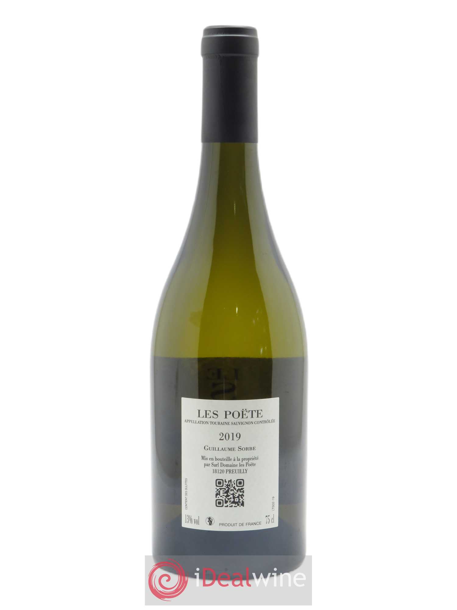 Touraine Le S des Poëte Les Poëte 2019 - Lot de 1 bouteille - 1