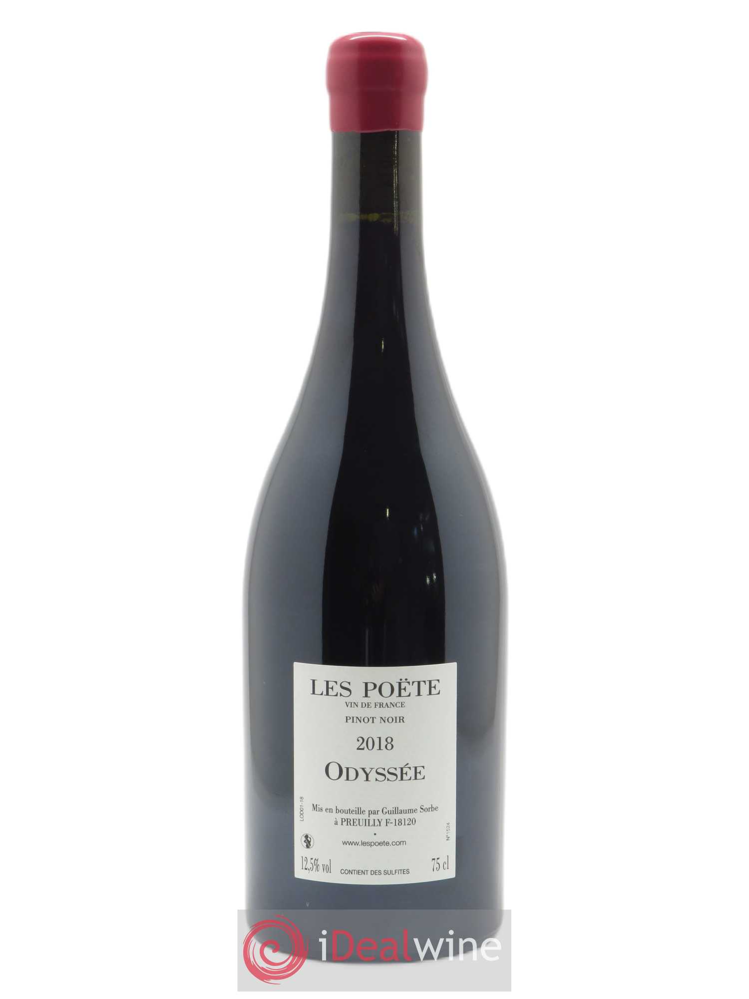 Reuilly Odyssée Les Poëte 2018 - Lot de 1 bouteille - 1