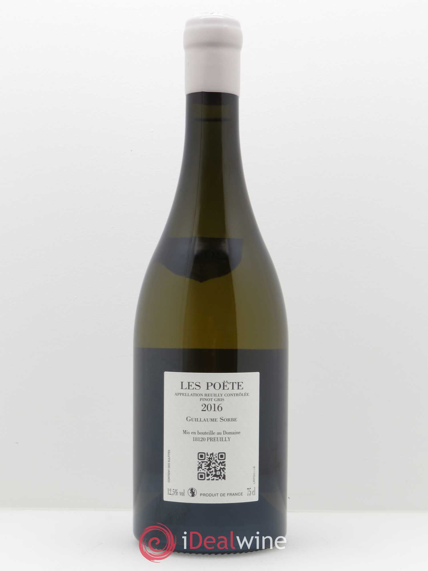 Vin de France (anciennement Reuilly) Toison d'Or Les Poëte 2016 - Lot de 1 bouteille - 1