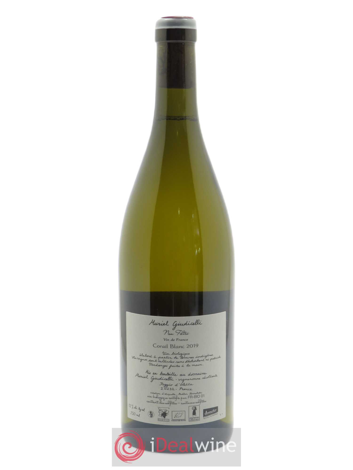 Vin de France Corail Domaine Giudicelli 2019 - Lot de 1 bouteille - 1