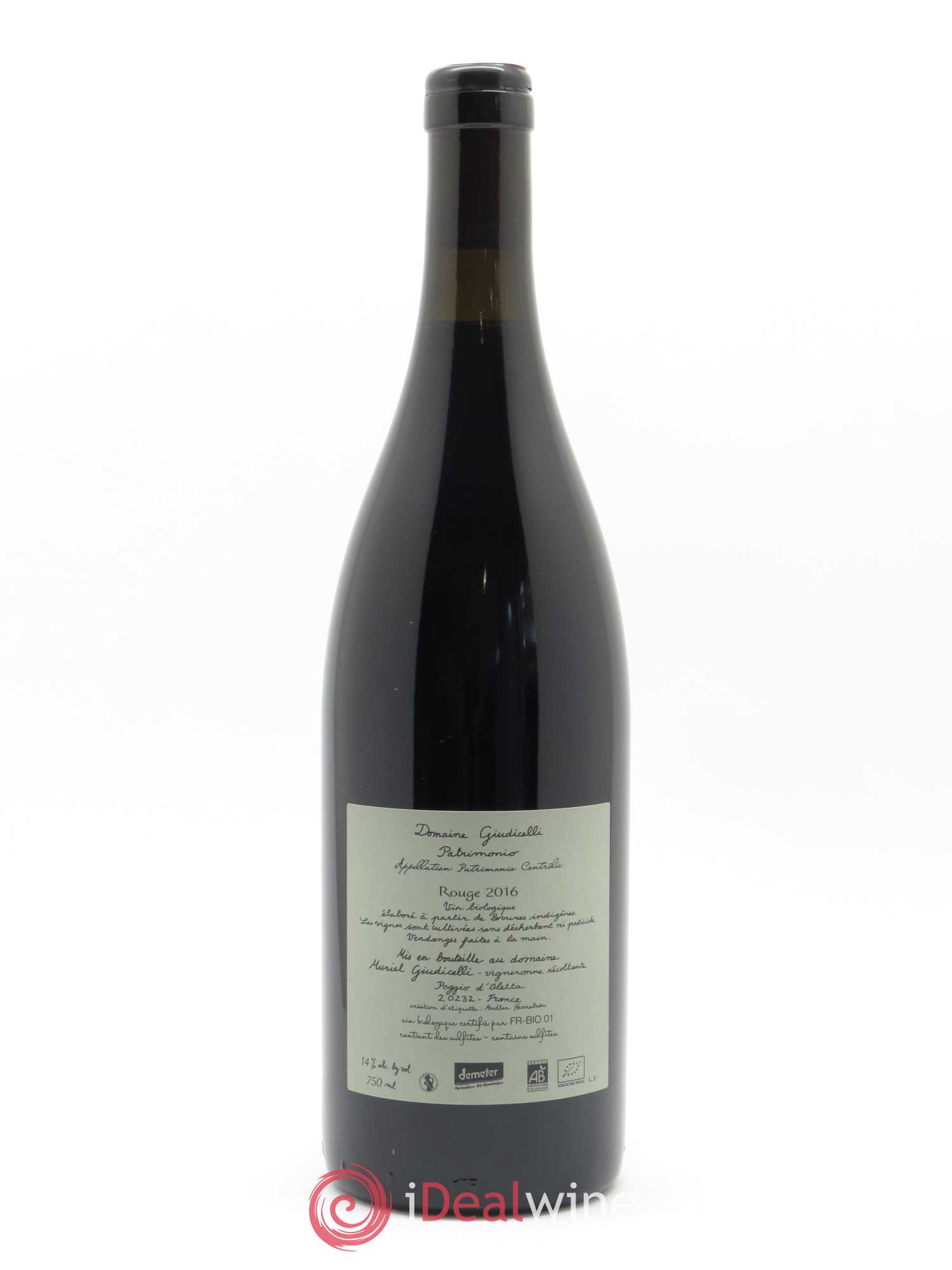 Patrimonio Domaine Giudicelli 2016 - Lot de 1 bouteille - 1