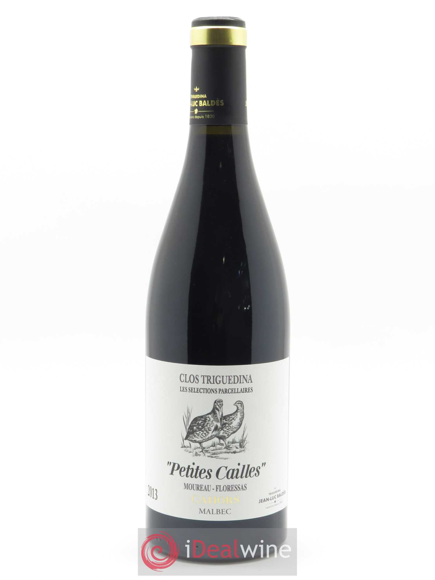 Cahors Clos Triguedina Petites Cailles Jean-Luc Baldès 2013 - Lot de 1 bouteille - 0
