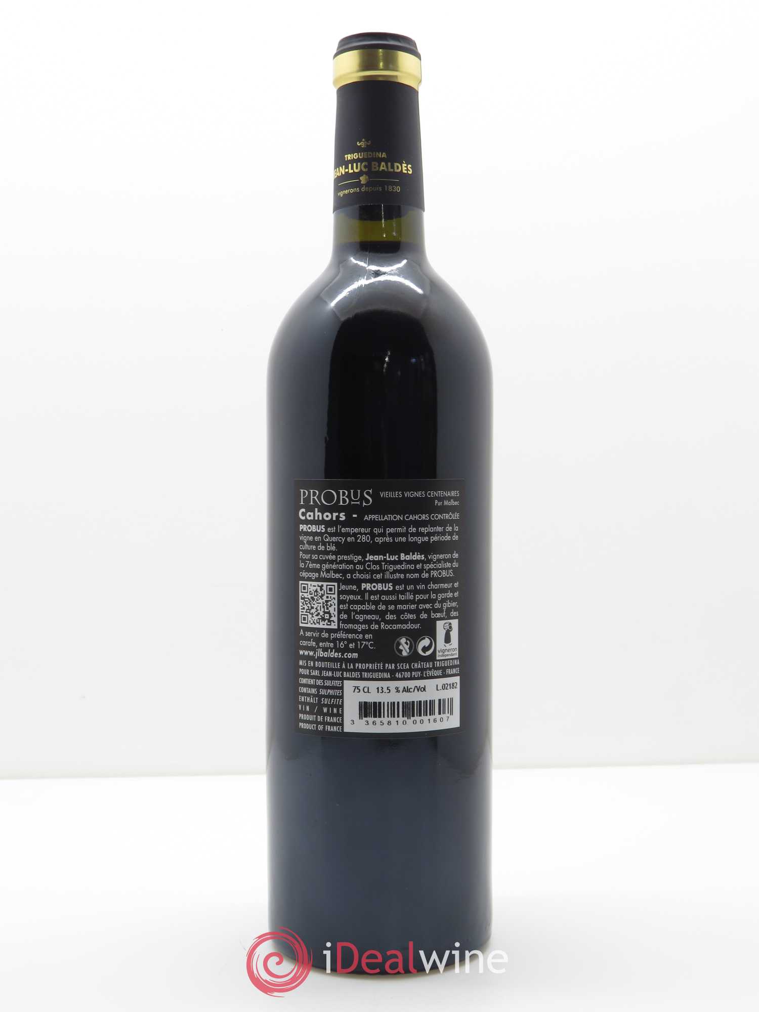 Cahors Clos Triguedina Probus Jean-Luc Baldès 2000 - Lot de 1 bouteille - 1