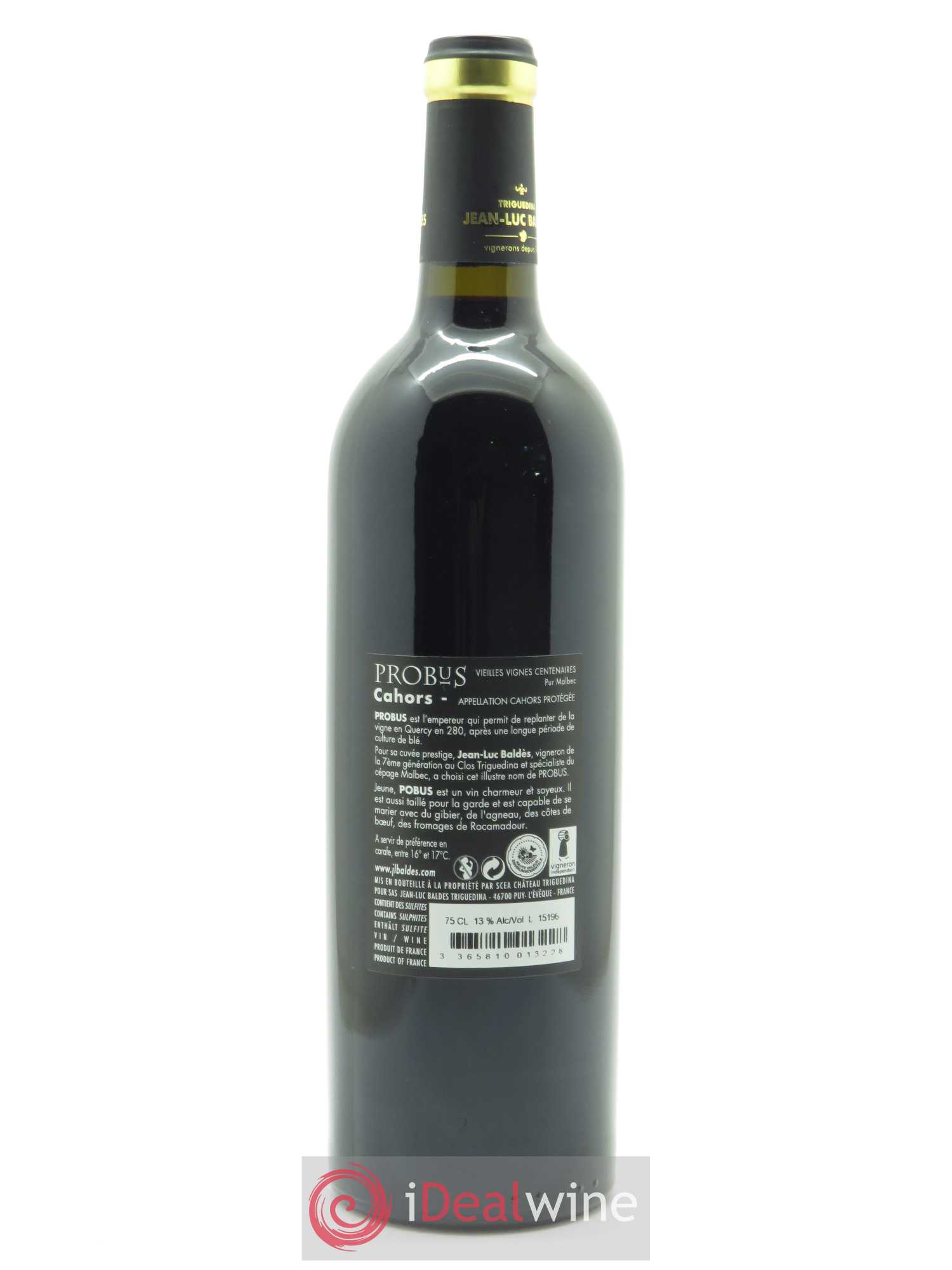Cahors Clos Triguedina Probus Jean-Luc Baldès 2013 - Lot of 1 bottle - 1