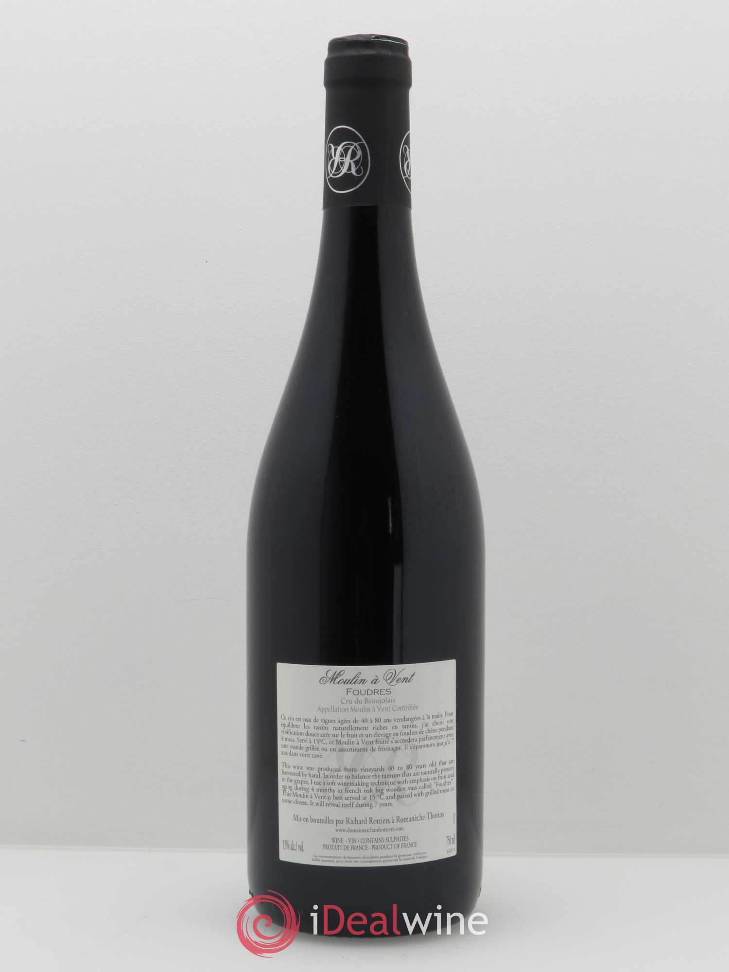 Moulin-à-Vent Foudres Richard Rottiers (Domaine) 2017 - Lot de 1 bouteille - 1