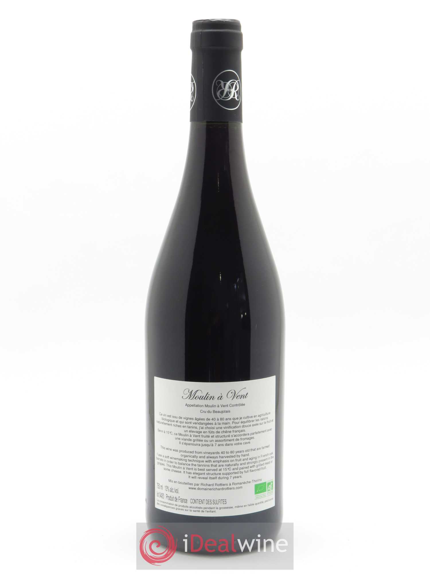 Moulin-à-Vent Richard Rottiers (Domaine) 2019 - Lot de 1 bouteille - 1