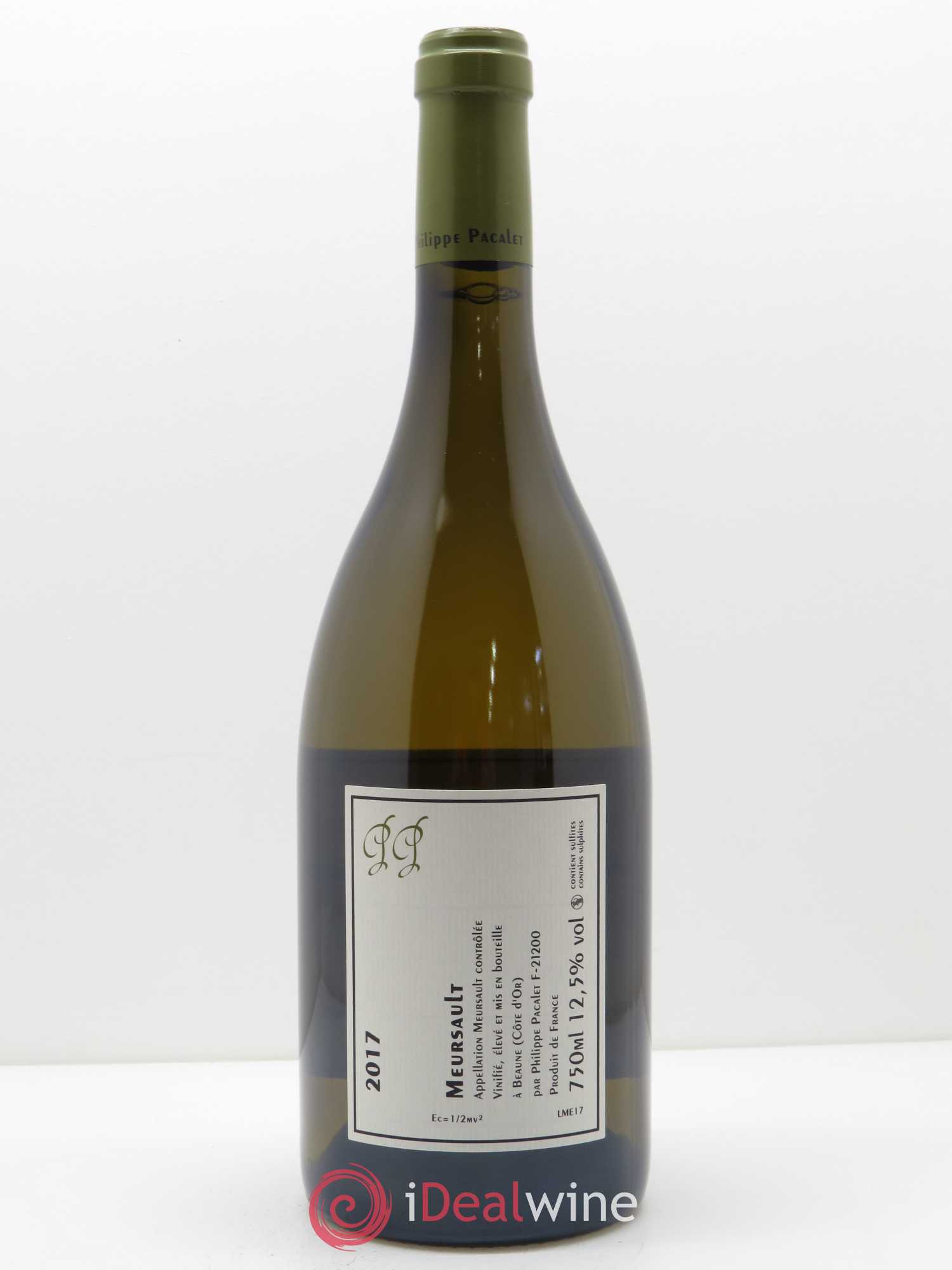 Meursault Philippe Pacalet 2017 - Lot de 1 bouteille - 1