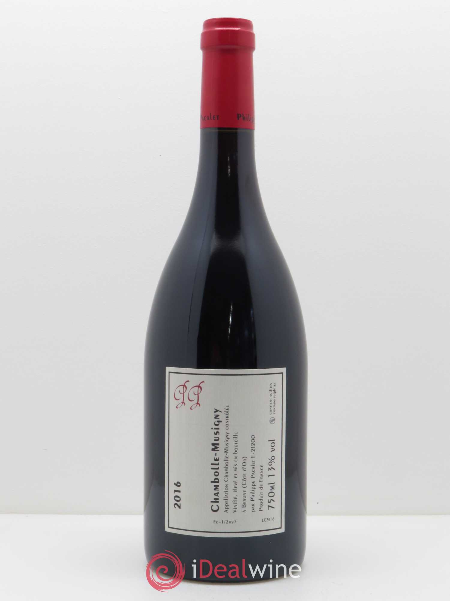 Chambolle-Musigny Philippe Pacalet 2016 - Lot de 1 bouteille - 1