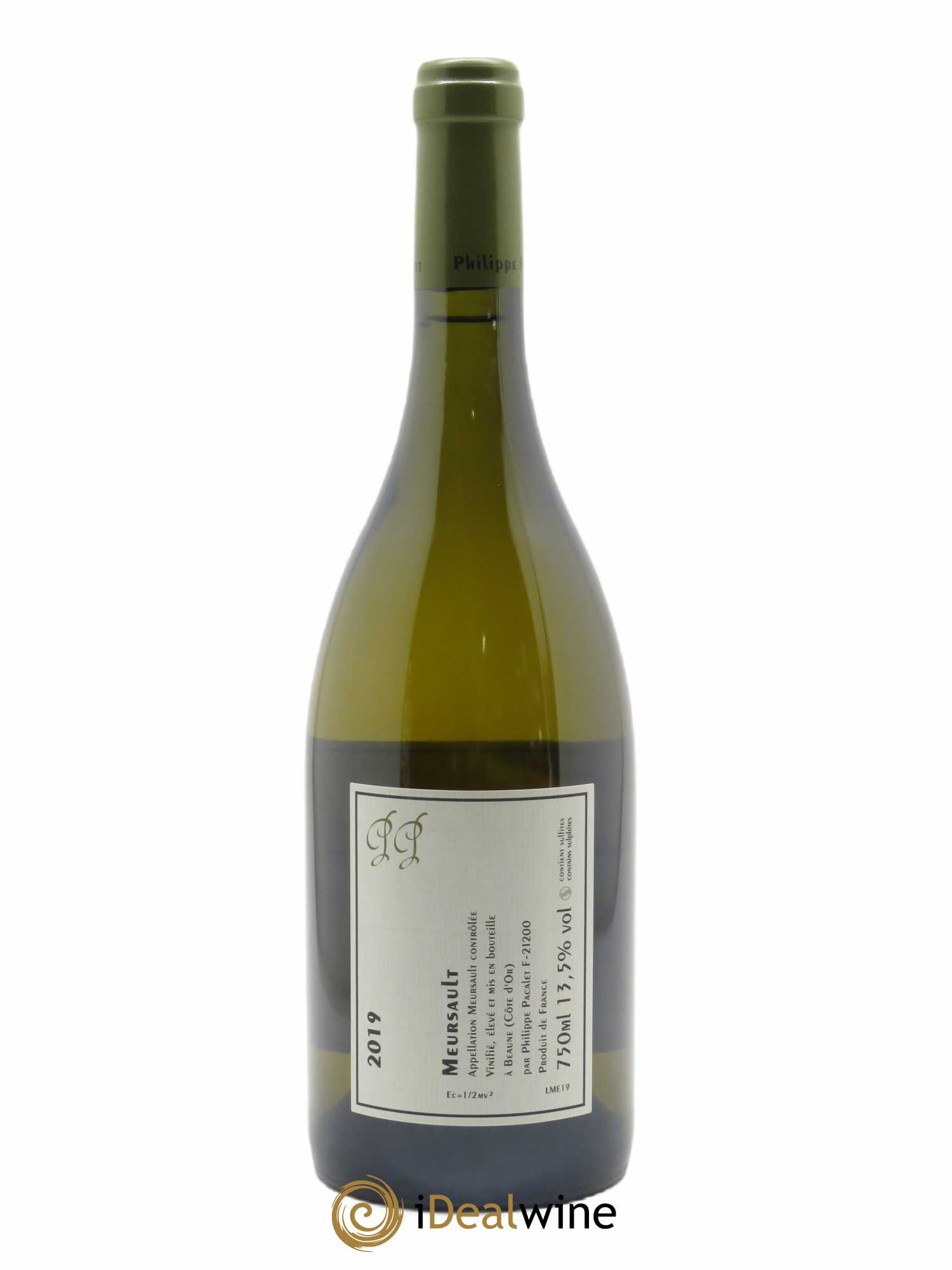 Meursault Philippe Pacalet 2019 - Lot de 1 bouteille - 1