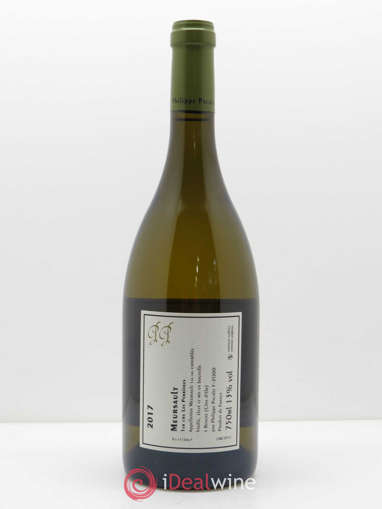Meursault 1er Cru Les Perrières Philippe Pacalet 2017 - Lot de 1 bouteille - 1