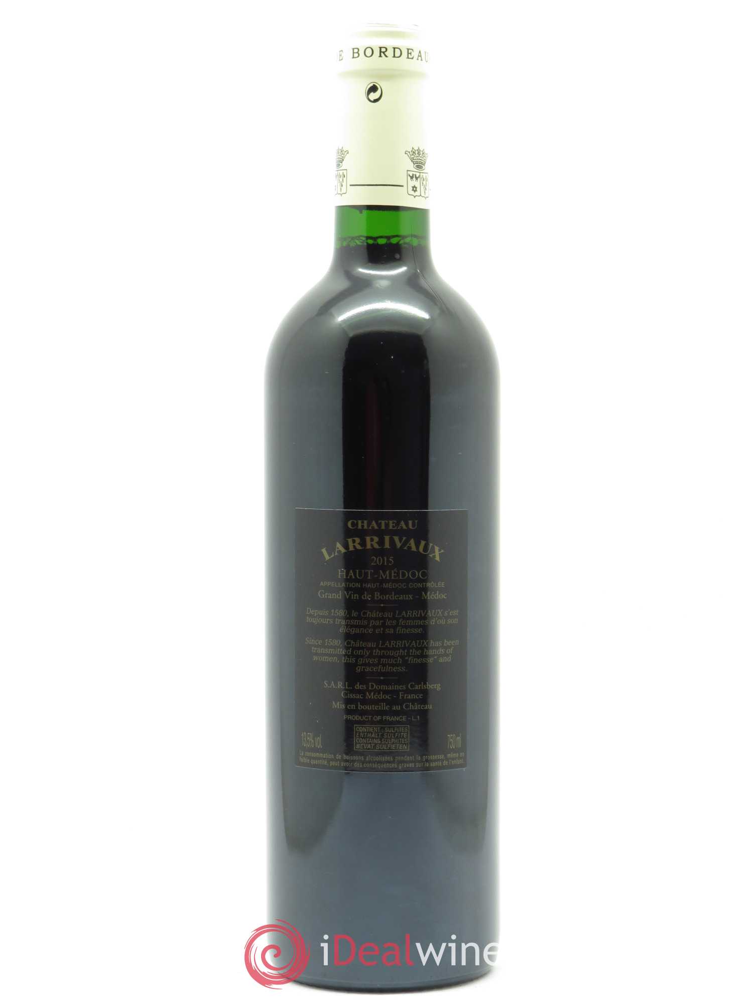 Château Larrivaux Cru Bourgeois 2015 - Lot of 1 bottle - 1