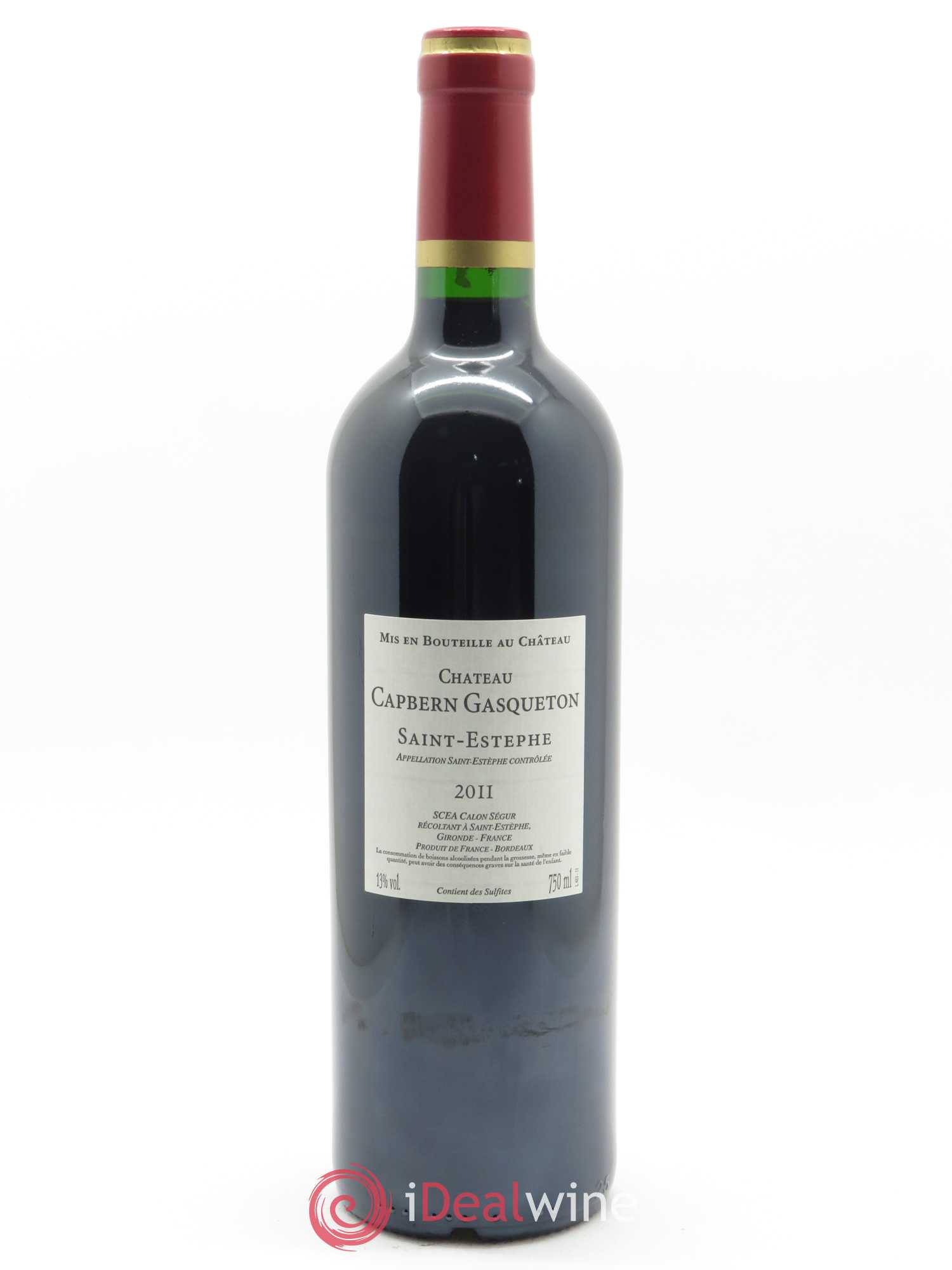 Château Capbern Gasqueton 2011 - Lot de 1 bouteille - 1