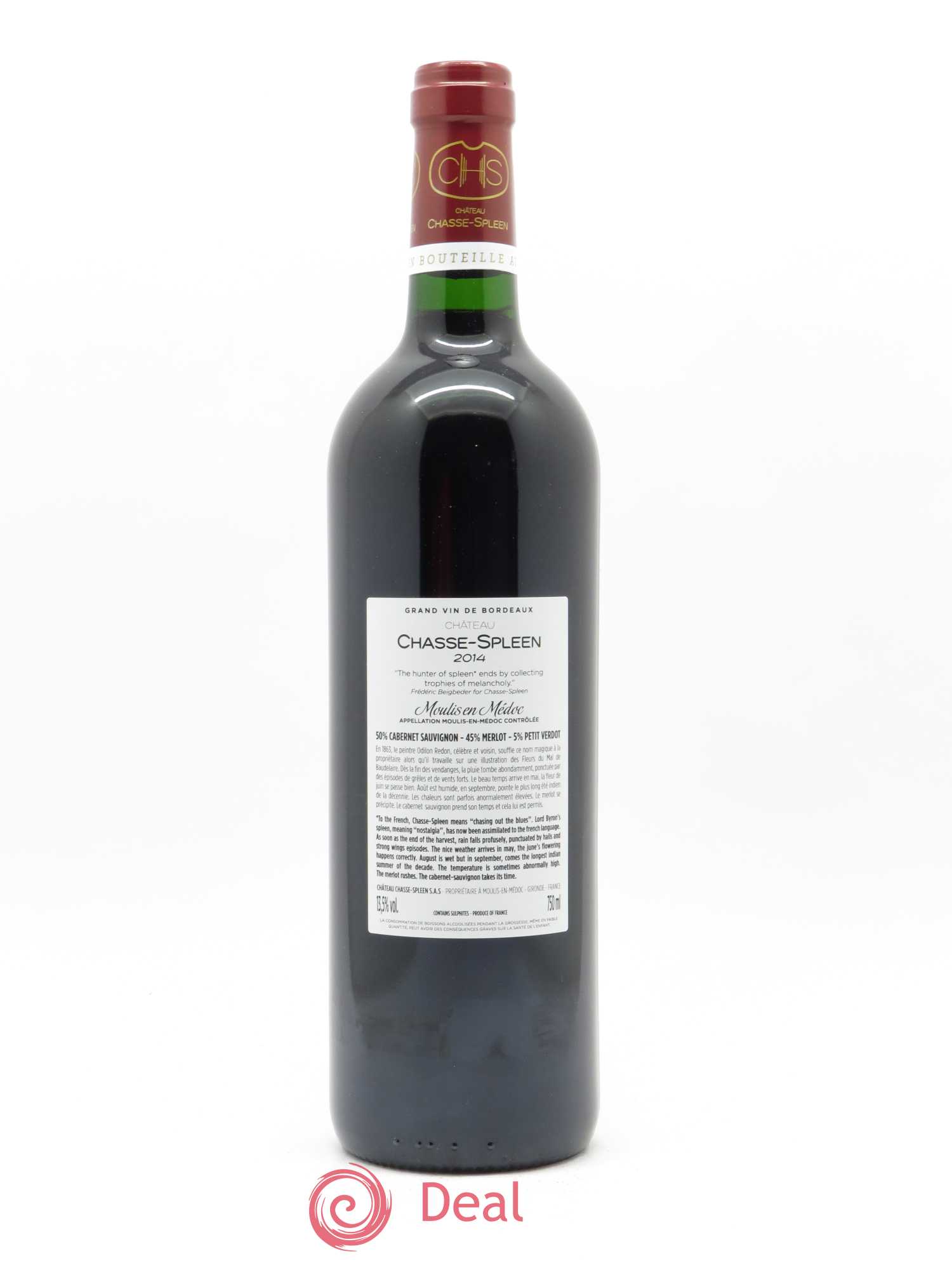Château Chasse Spleen 2014 - Lot de 1 bouteille - 1