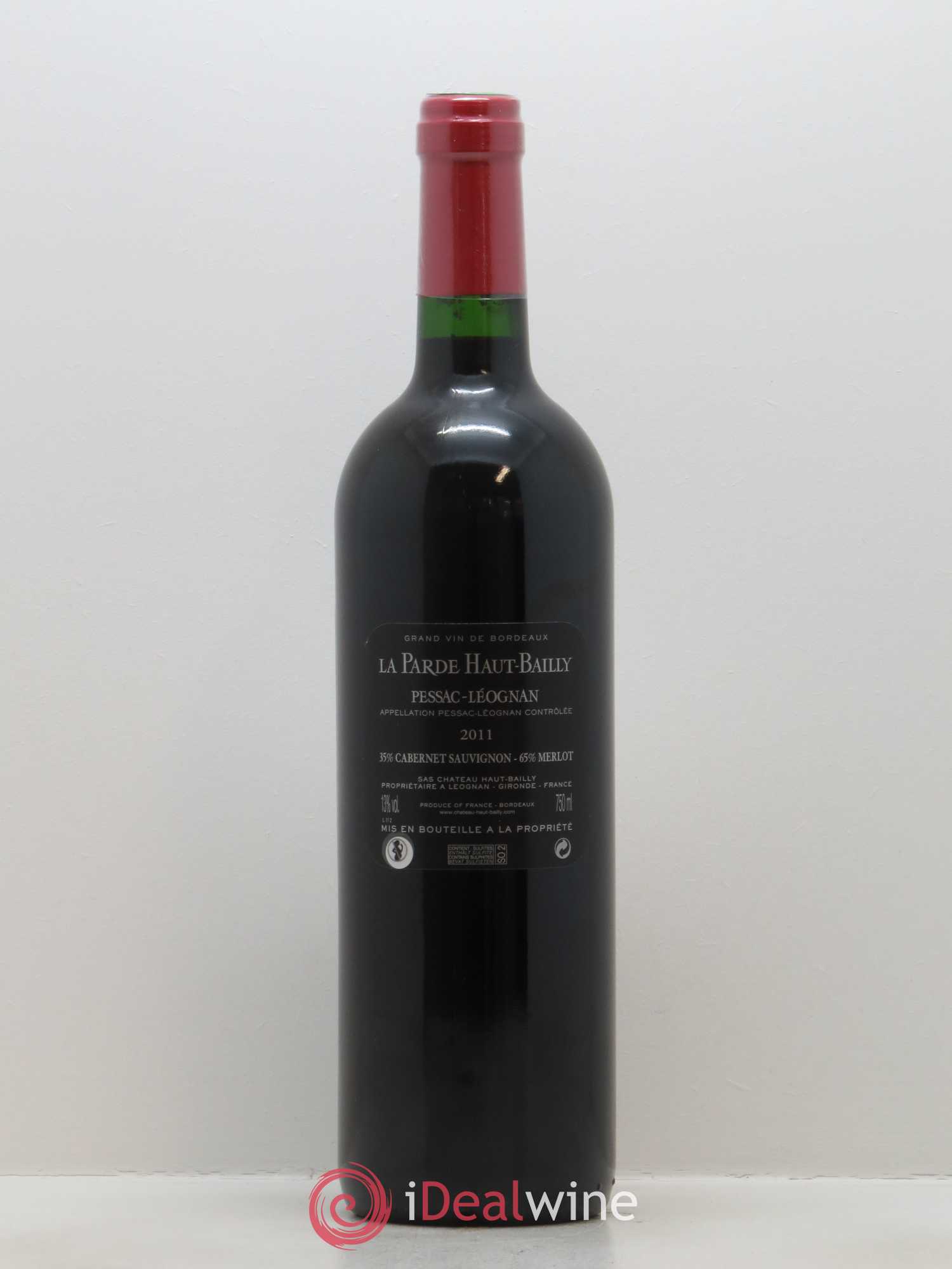 Haut Bailly II (Anciennement La Parde de Haut-Bailly) Second Vin 2011 - Lot de 1 bouteille - 1