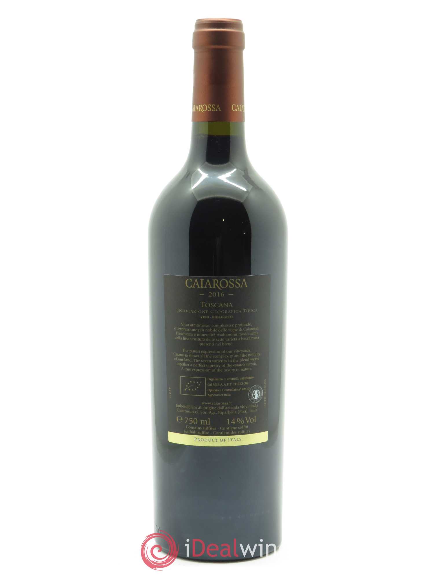 Toscana IGT Caiarossa 2016 - Posten von 1 Flasche - 1