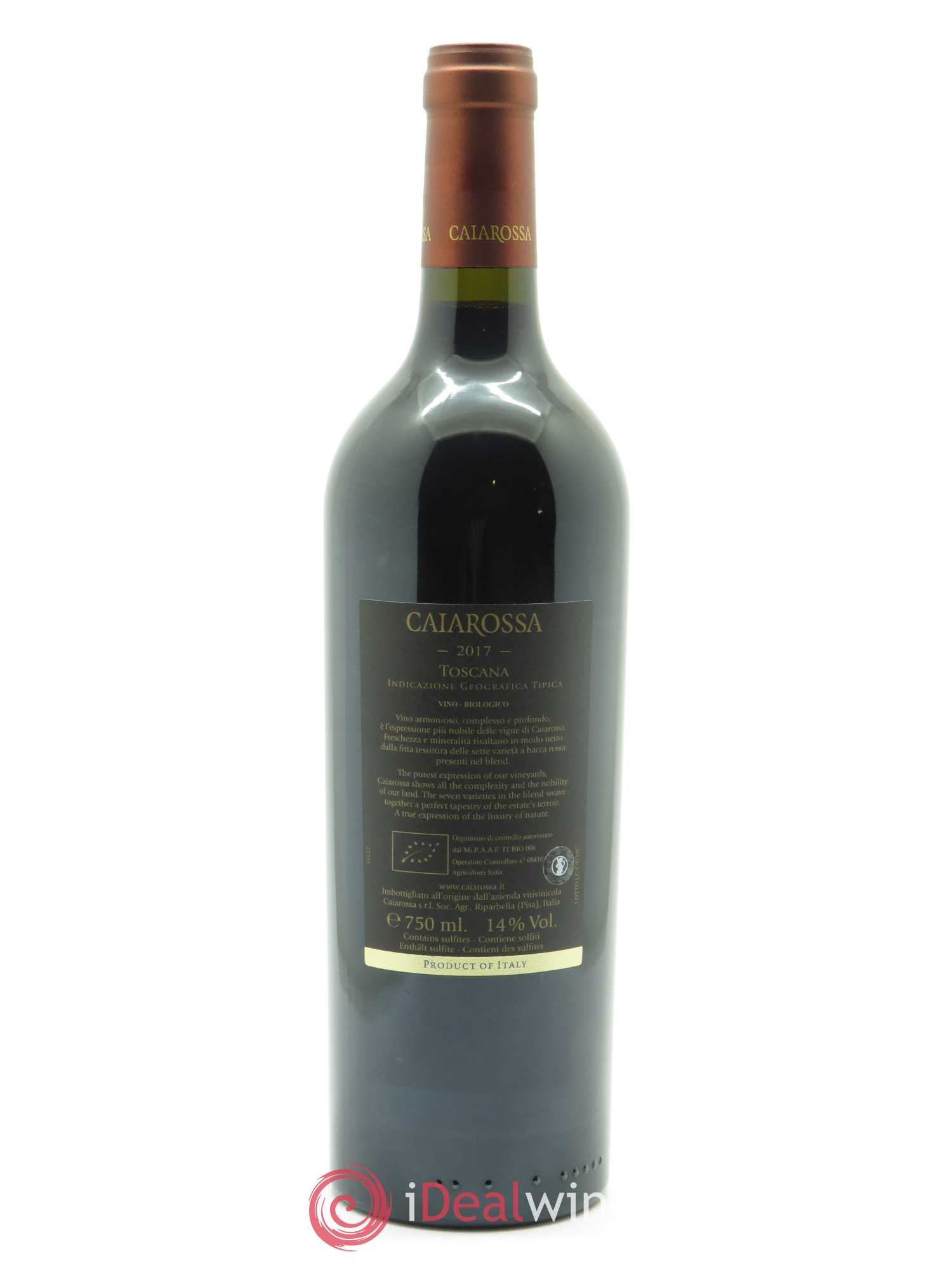 Toscana IGT Caiarossa  2017 - Posten von 1 Flasche - 1