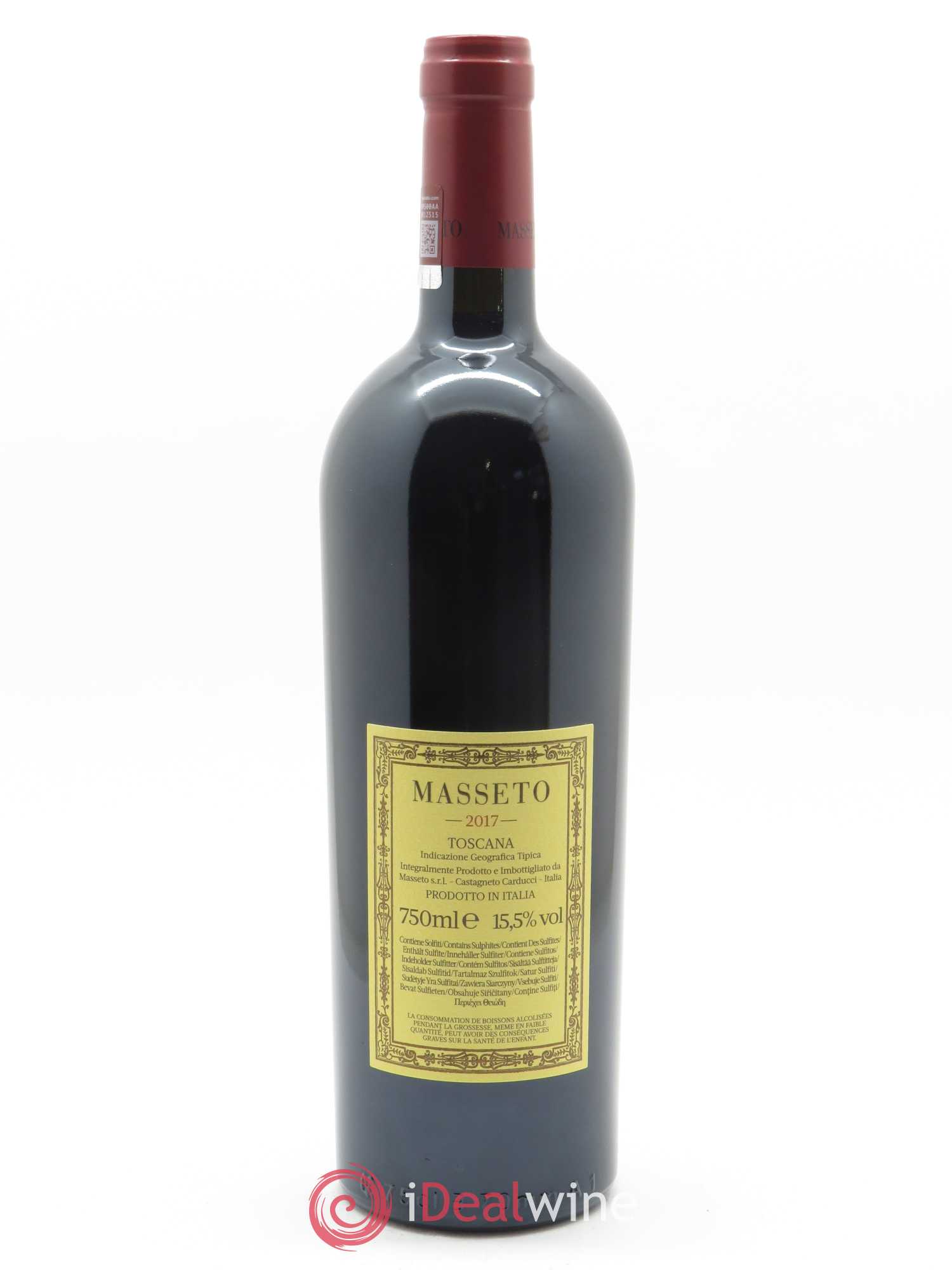 Toscana IGT Tenuta Dell'Ornellaia Masseto Frescobaldi (CBO à partir de 1 BTS) 2017 - Posten von 1 Flasche - 1