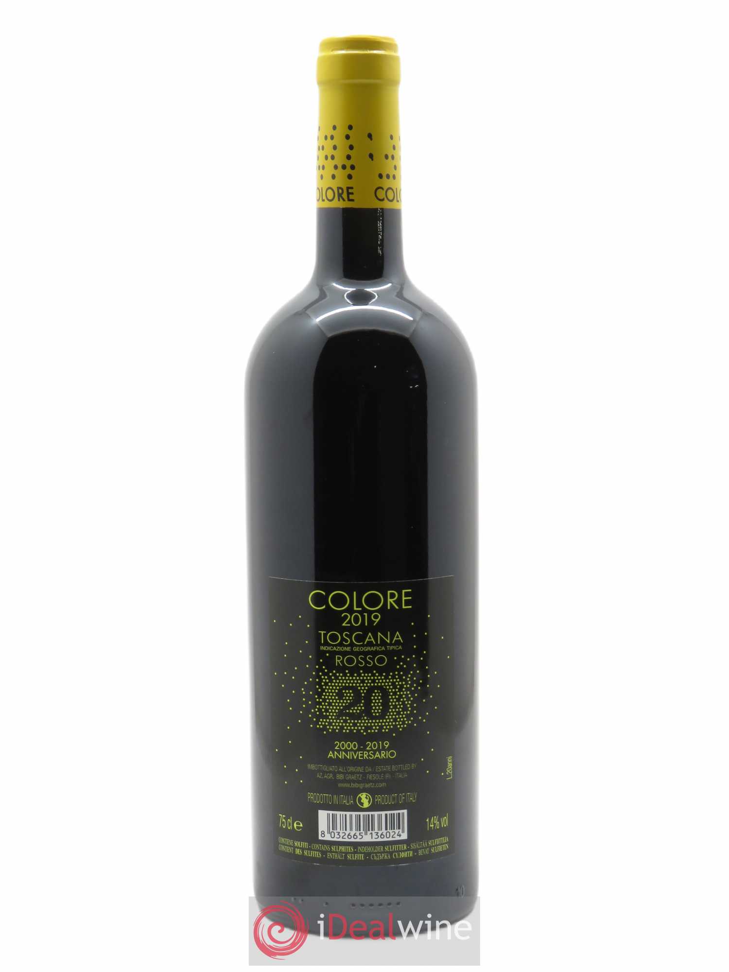 Toscana IGT Colore Bibi Graetz 2019 - Lot of 1 bottle - 1