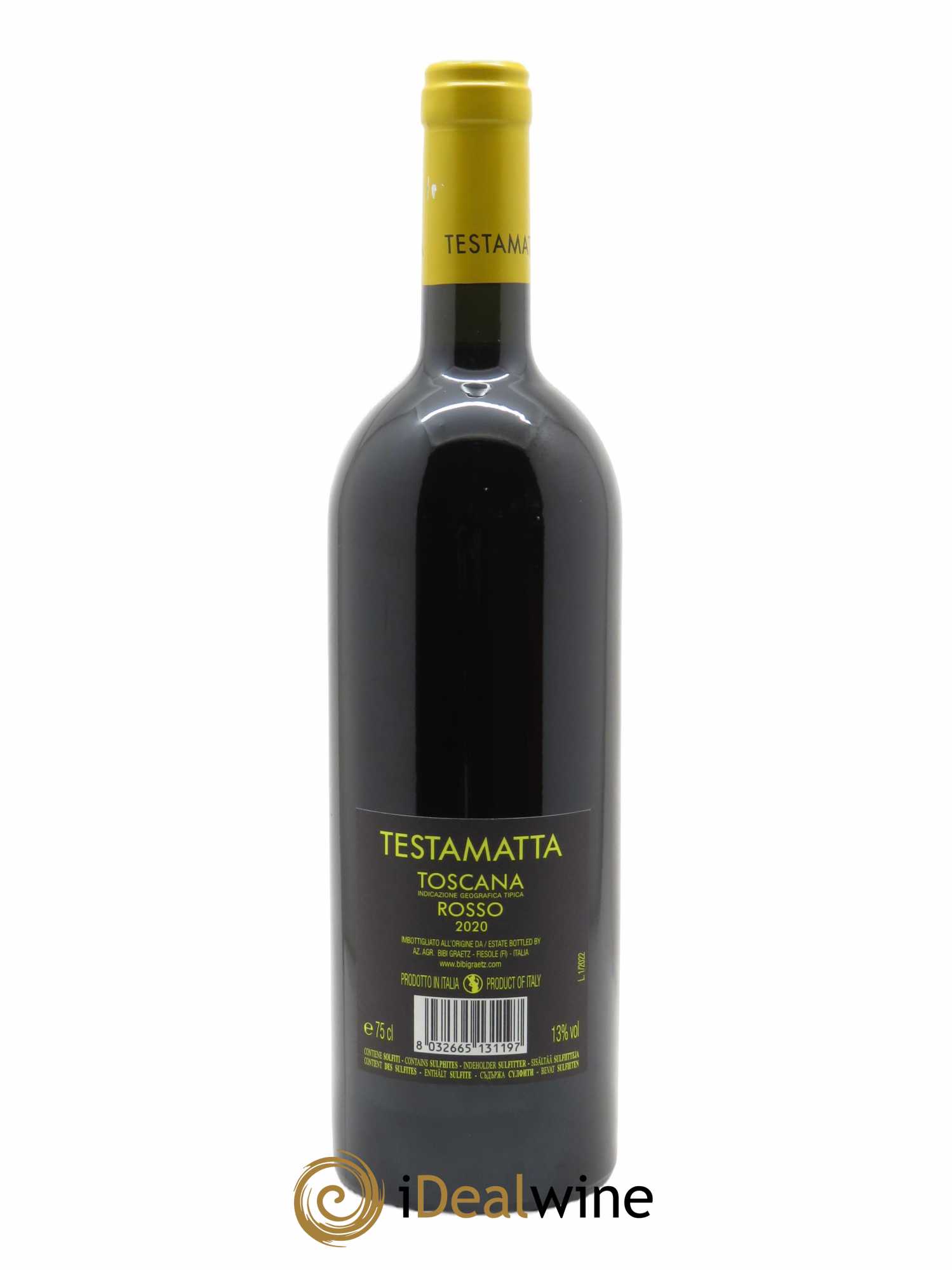 Toscana IGT Testamatta Bibi Graetz (OWC if 6 bt) 2020 - Lot of 1 bottle - 1