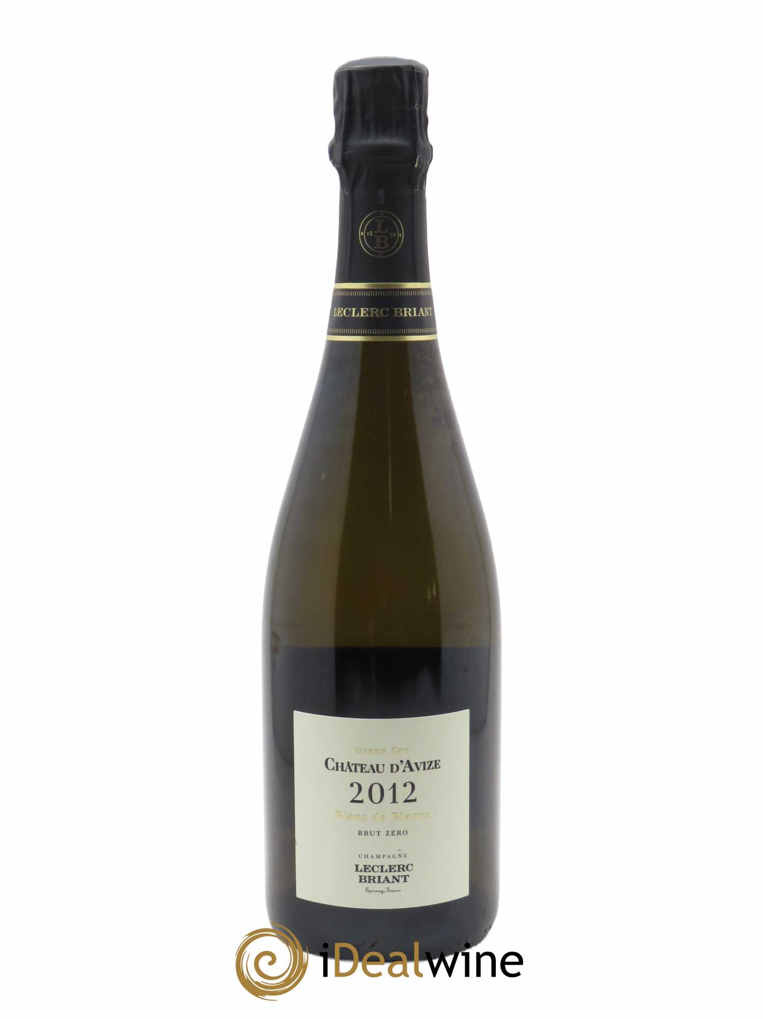 Château d'Avize Blanc de Blancs Brut Zéro Leclerc Briant 2012 - Lot of 1 bottle - 0