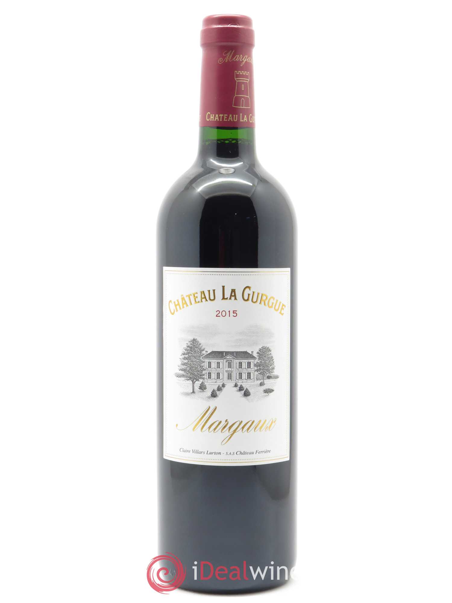 Château la Gurgue Cru Bourgeois 2015 - Lot de 1 bouteille - 0