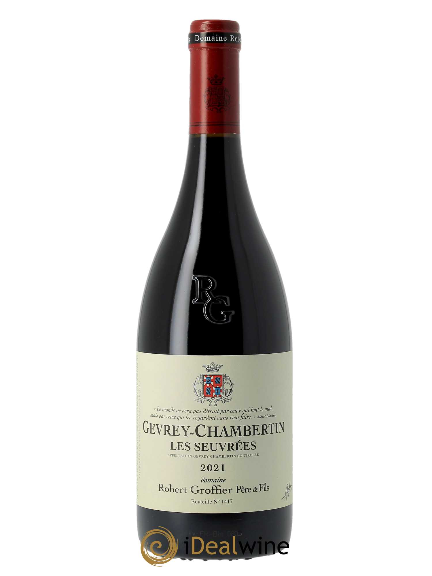 Gevrey-Chambertin Seuvrées Robert Groffier Père & Fils (Domaine) 2021 - Lot de 1 bouteille - 0