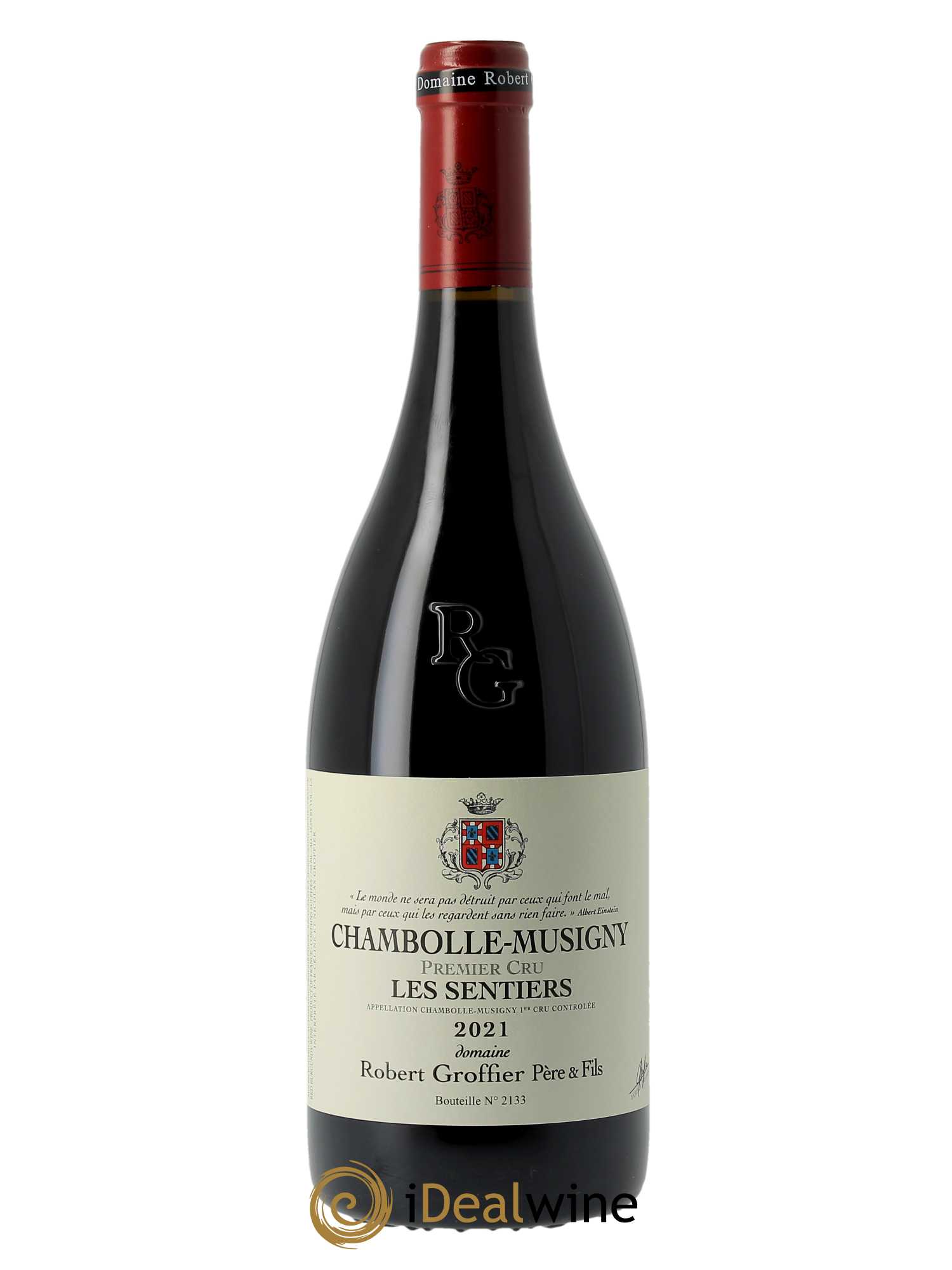 Chambolle-Musigny 1er Cru Les Sentiers Robert Groffier Père & Fils (Domaine) 2021 - Lot de 1 bouteille - 0