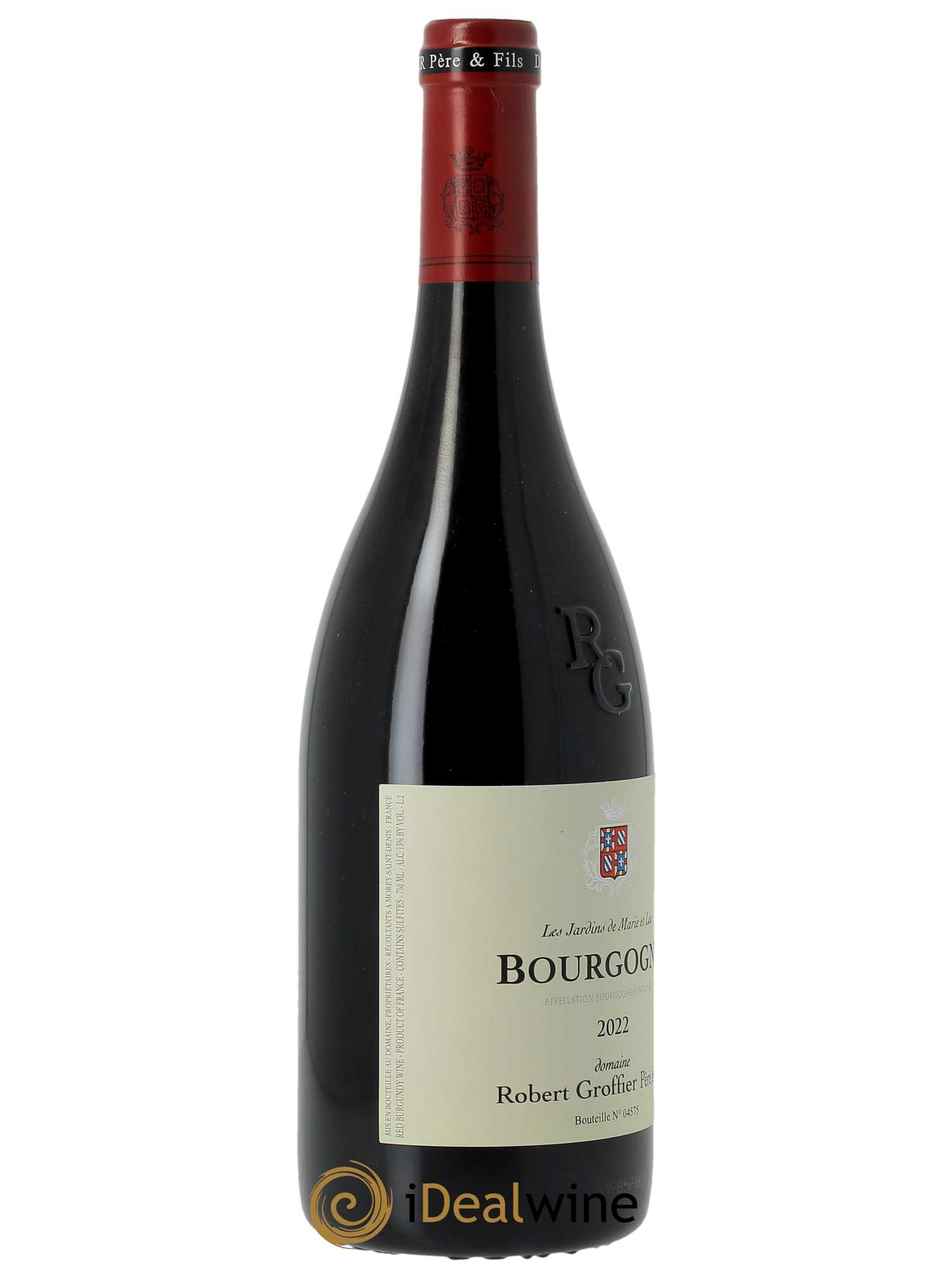 Bourgogne Les Jardins de Marie et Léa Robert Groffier Père & Fils (Domaine) 2022 - Lot de 1 bouteille - 1