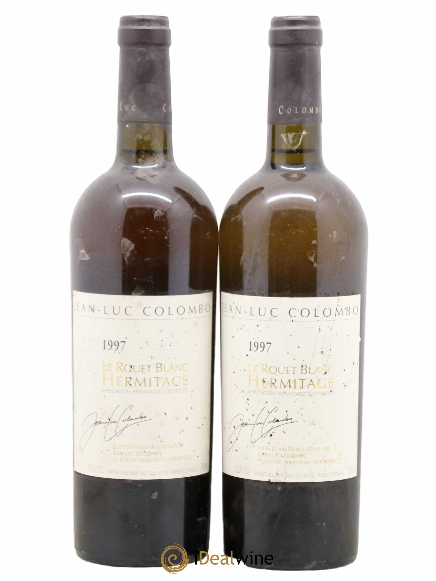 Hermitage Le Rouet Blanc Jean Luc Colombo 1997 - Lot de 2 bouteilles - 0