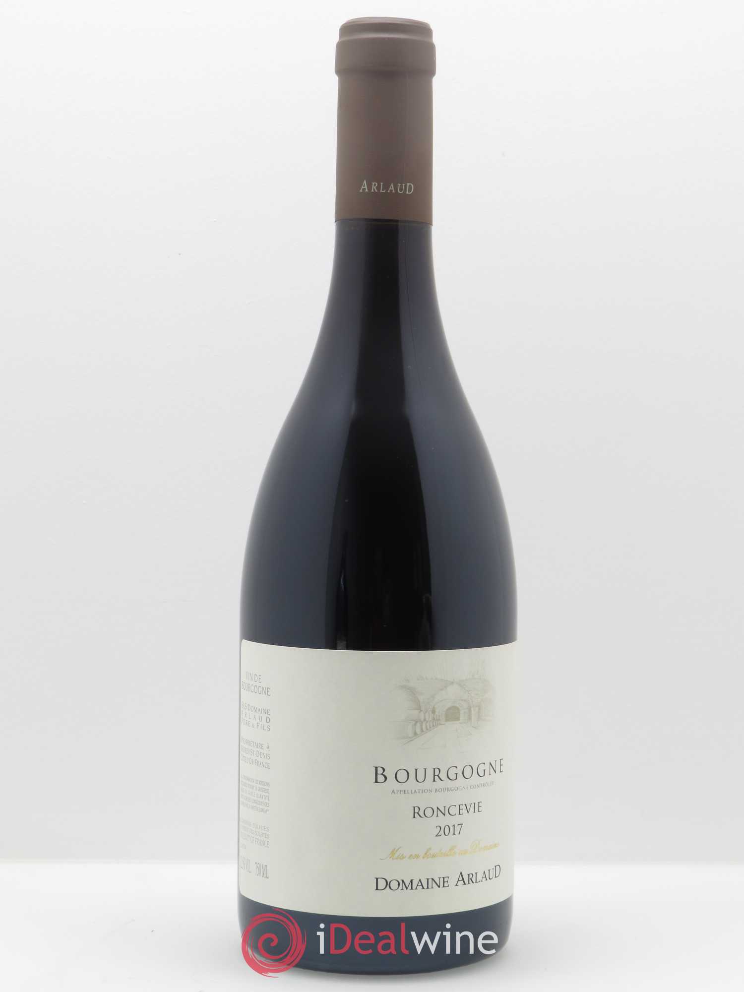 Bourgogne Roncevie Arlaud 2017 - Lot de 1 bouteille - 1
