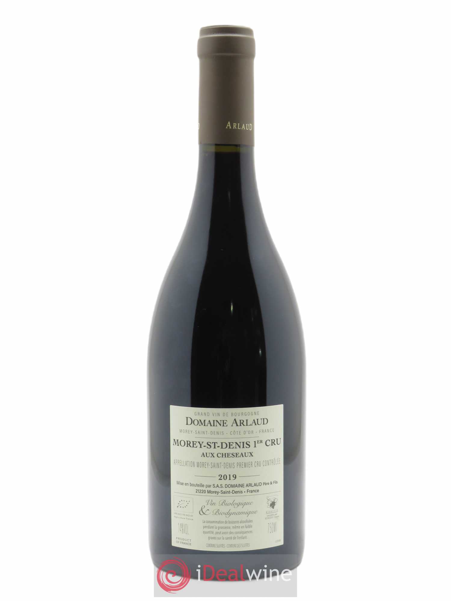 Morey-Saint-Denis 1er Cru Aux Chéseaux Arlaud 2019 - Lot de 1 bouteille - 1