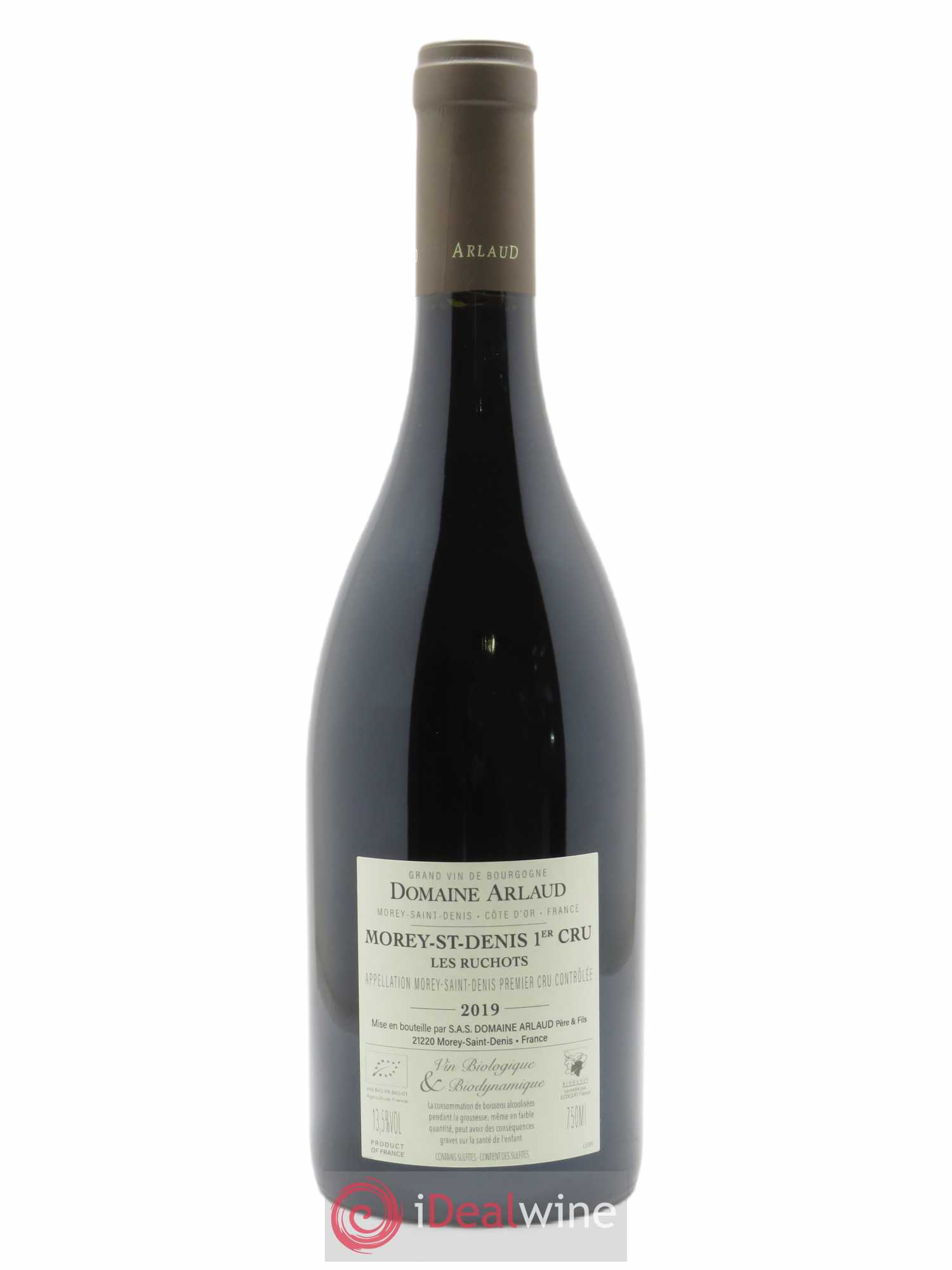 Morey-Saint-Denis 1er Cru Les Ruchots Arlaud 2019 - Lot de 1 bouteille - 1
