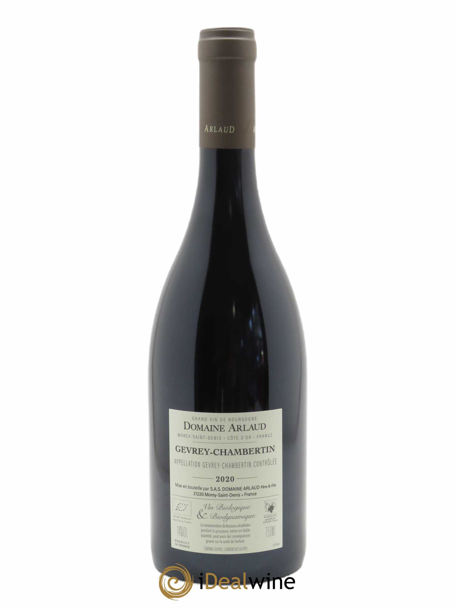 Gevrey-Chambertin Arlaud 2020 - Lot de 1 bouteille - 1