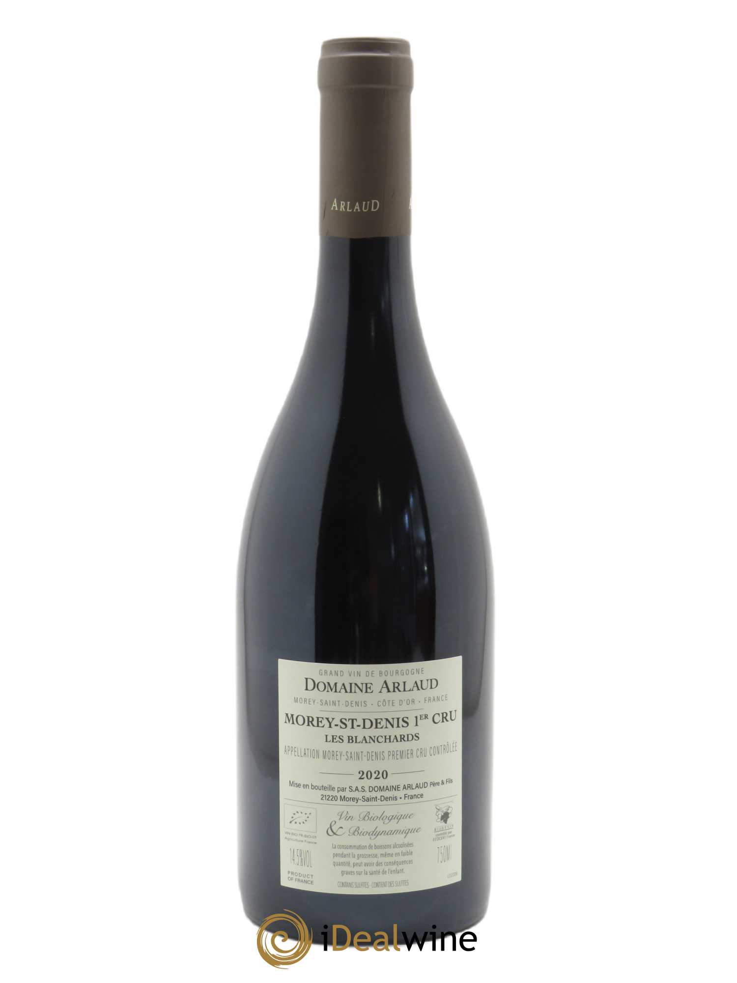 Morey-Saint-Denis 1er Cru Les Blanchards Arlaud 2020 - Lot de 1 bouteille - 1