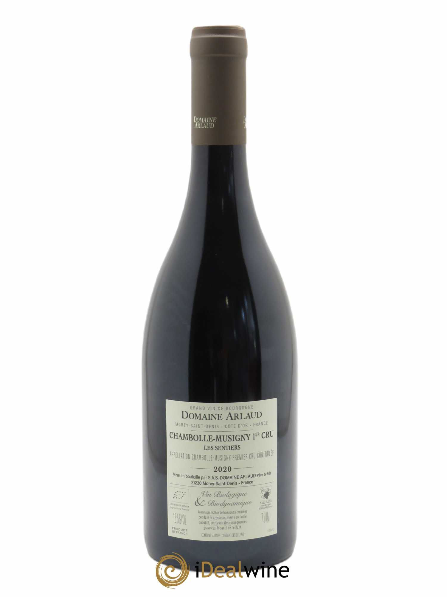 Chambolle-Musigny 1er Cru Les Sentiers Arlaud 2020 - Lot de 1 bouteille - 1
