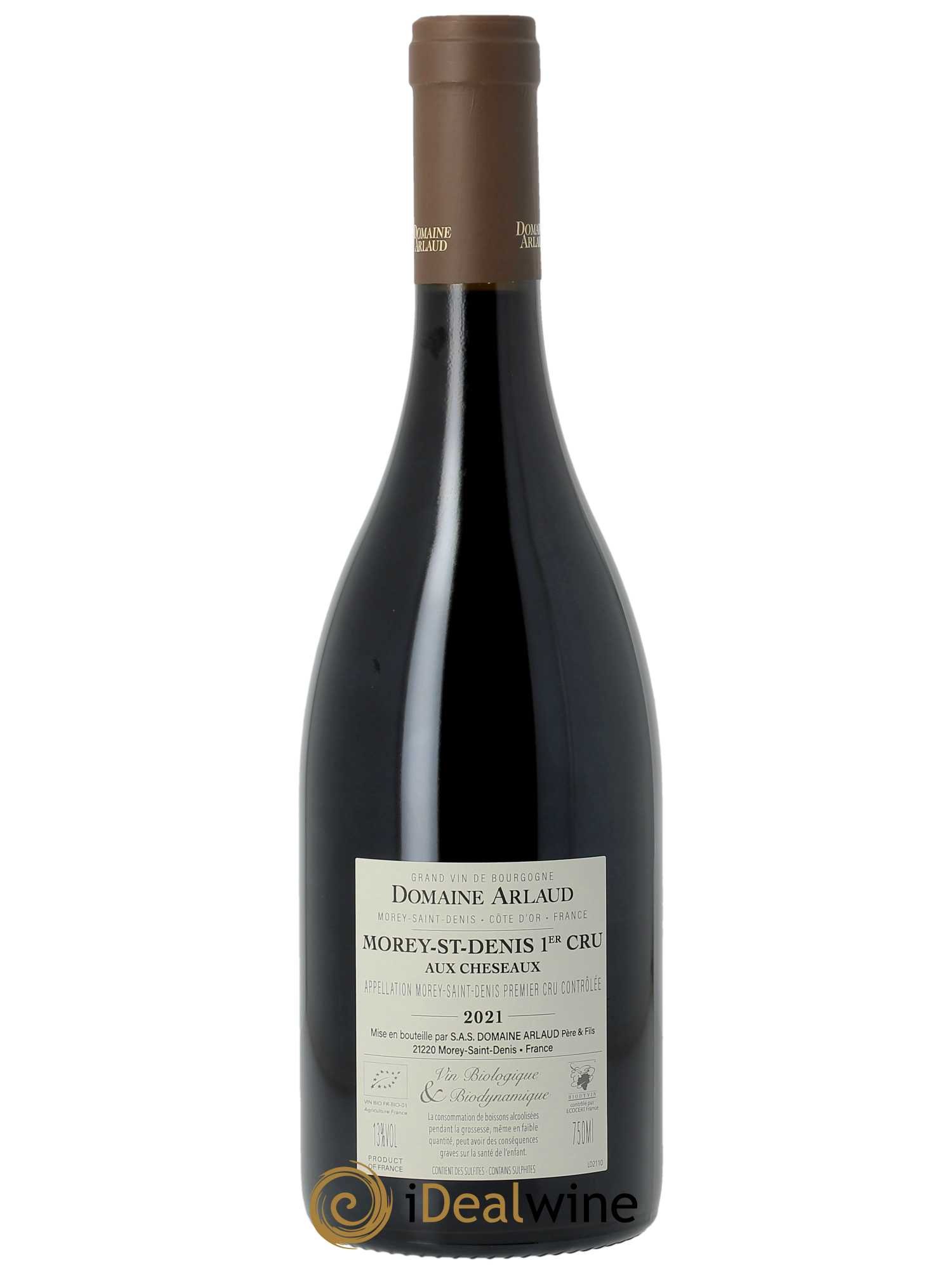 Morey Saint-Denis 1er Cru Aux Chéseaux Arlaud 2021 - Lot of 1 bottle - 1